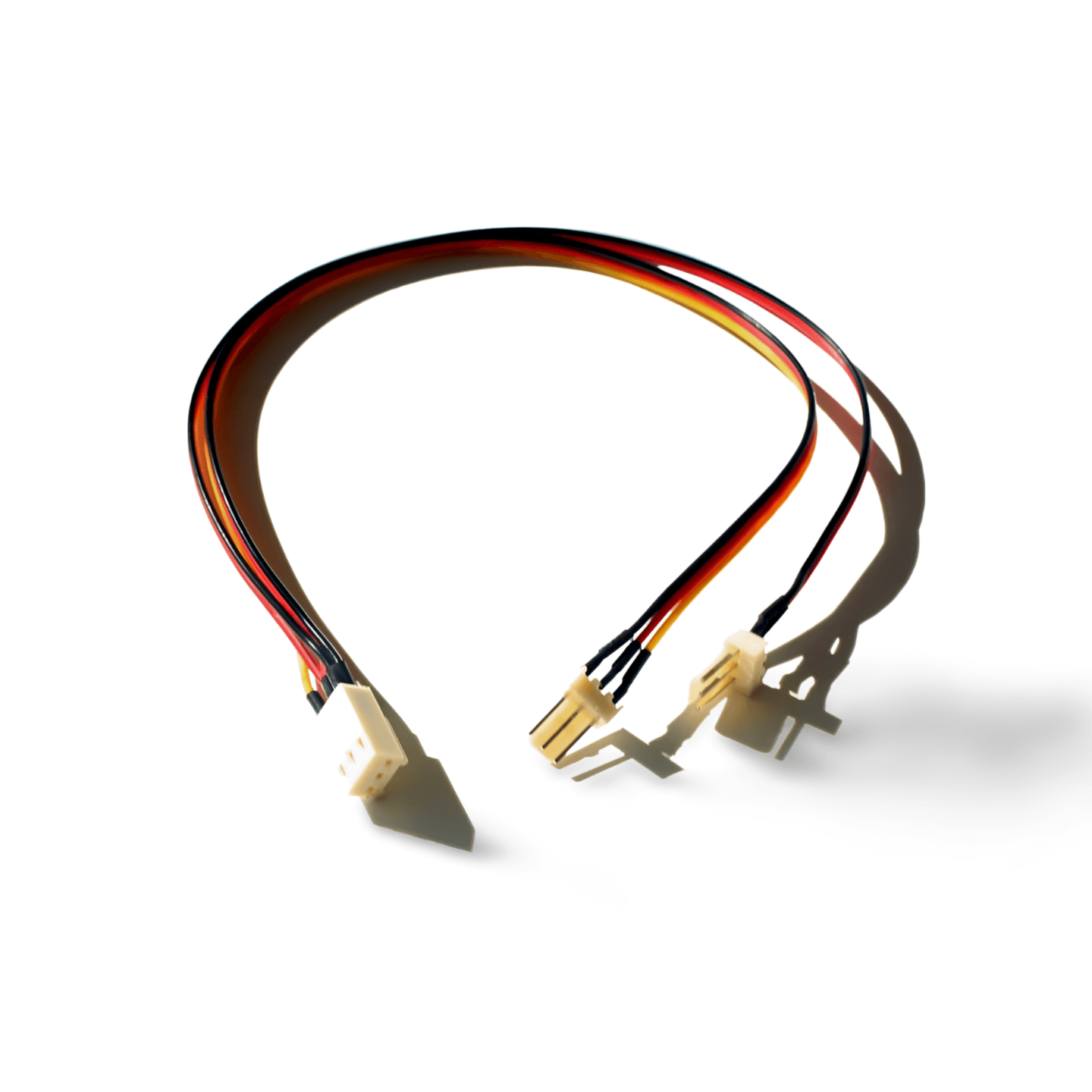 10in Fan 3 Wire Splitter Cable multi