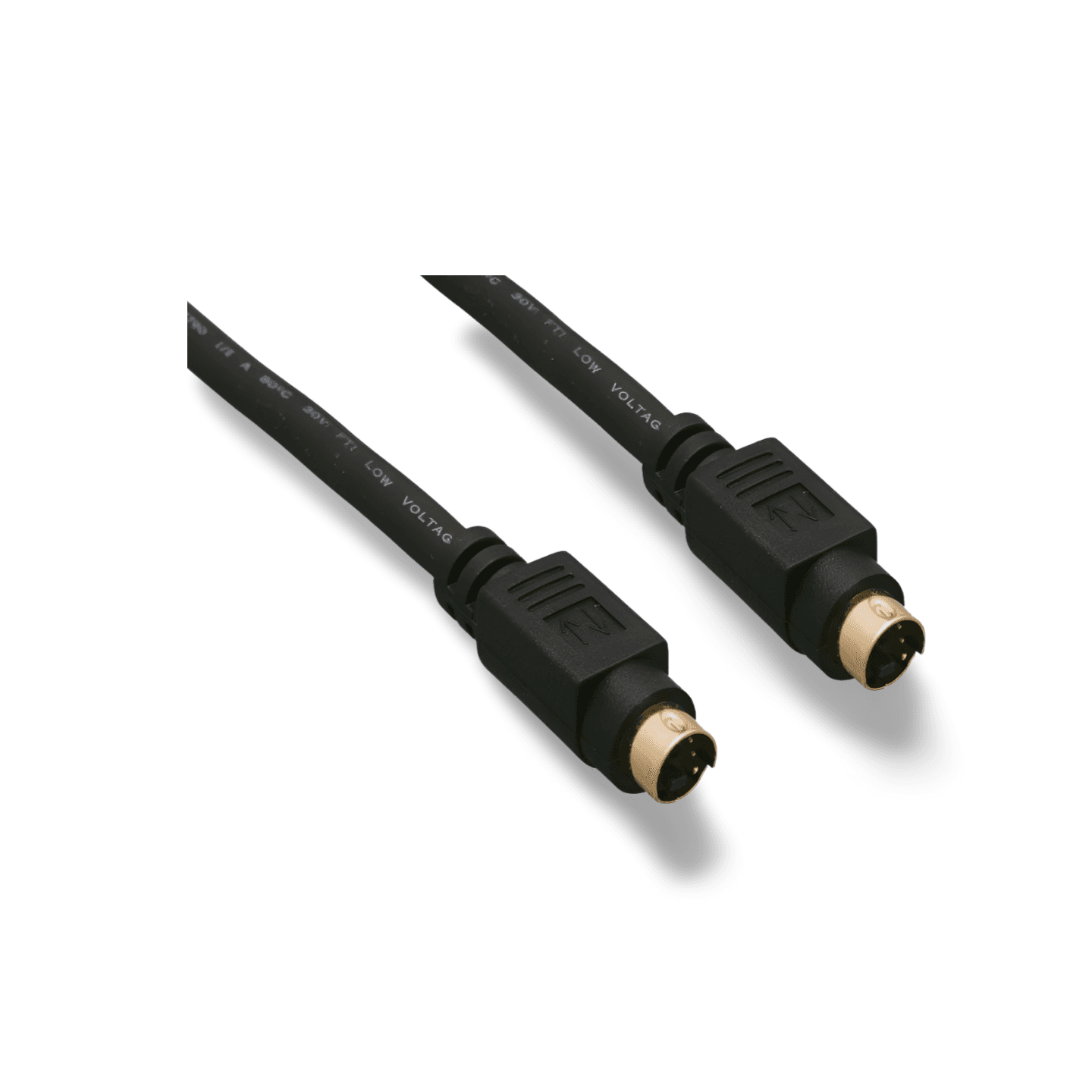 12ft S Video Cable 4 Pin Mini DIN Male to Male black