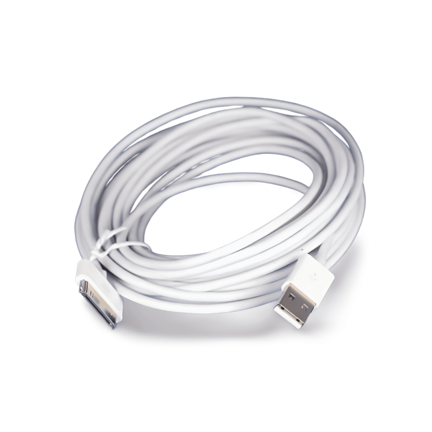 15ft 30 Pin Apple iPhone iPad USB Data Charging Cable white