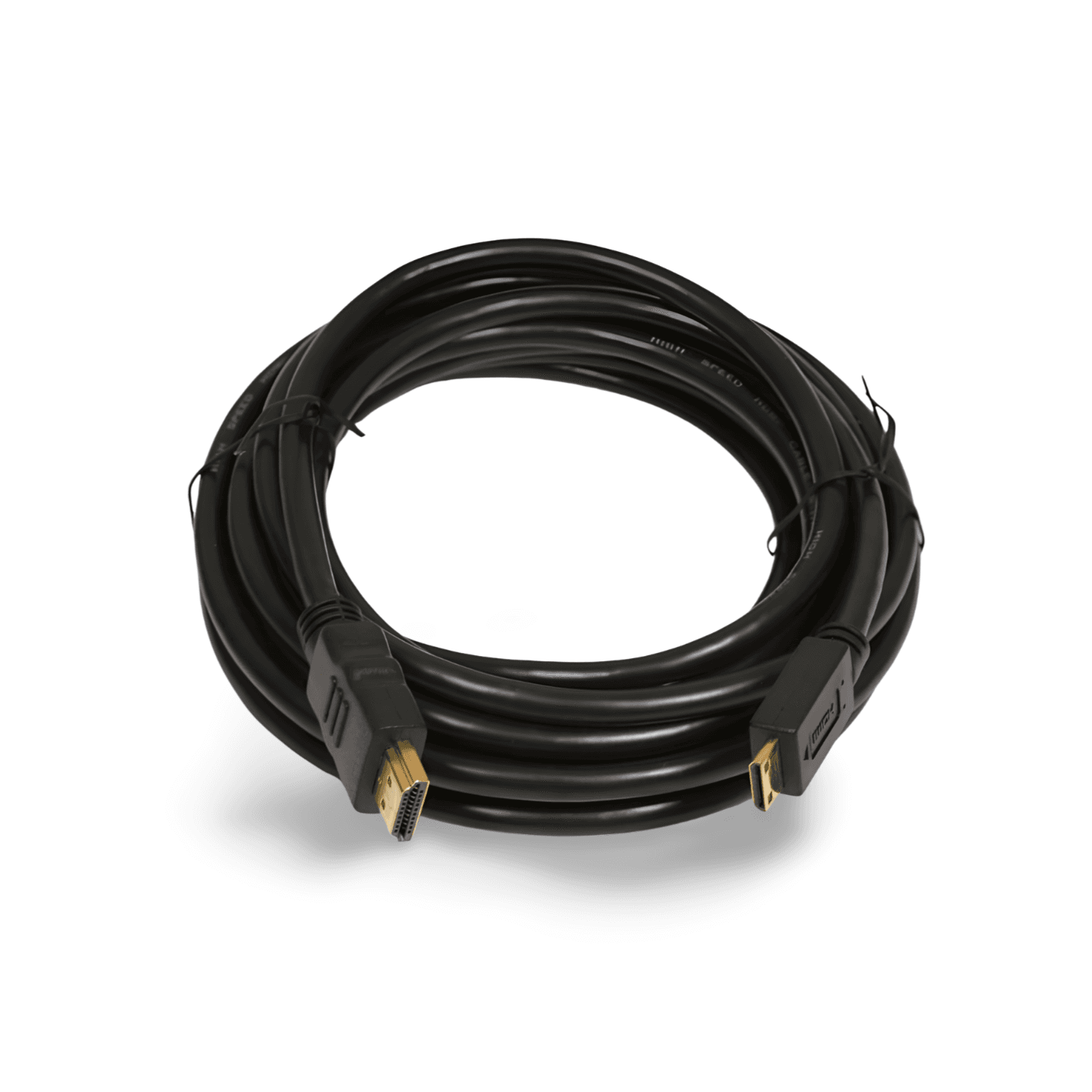 15ft HDMI A to HDMI 1.4 Type C Mini black
