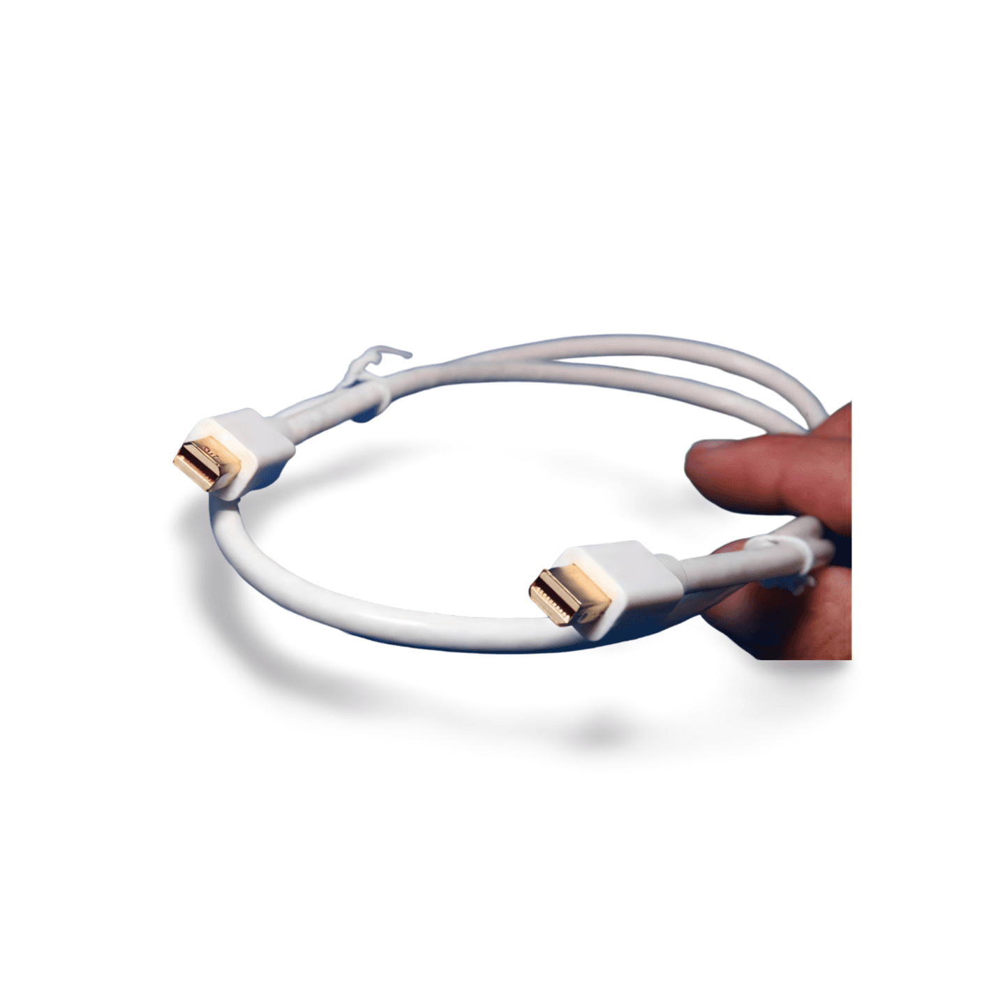15ft Mini DisplayPort Male to Male white