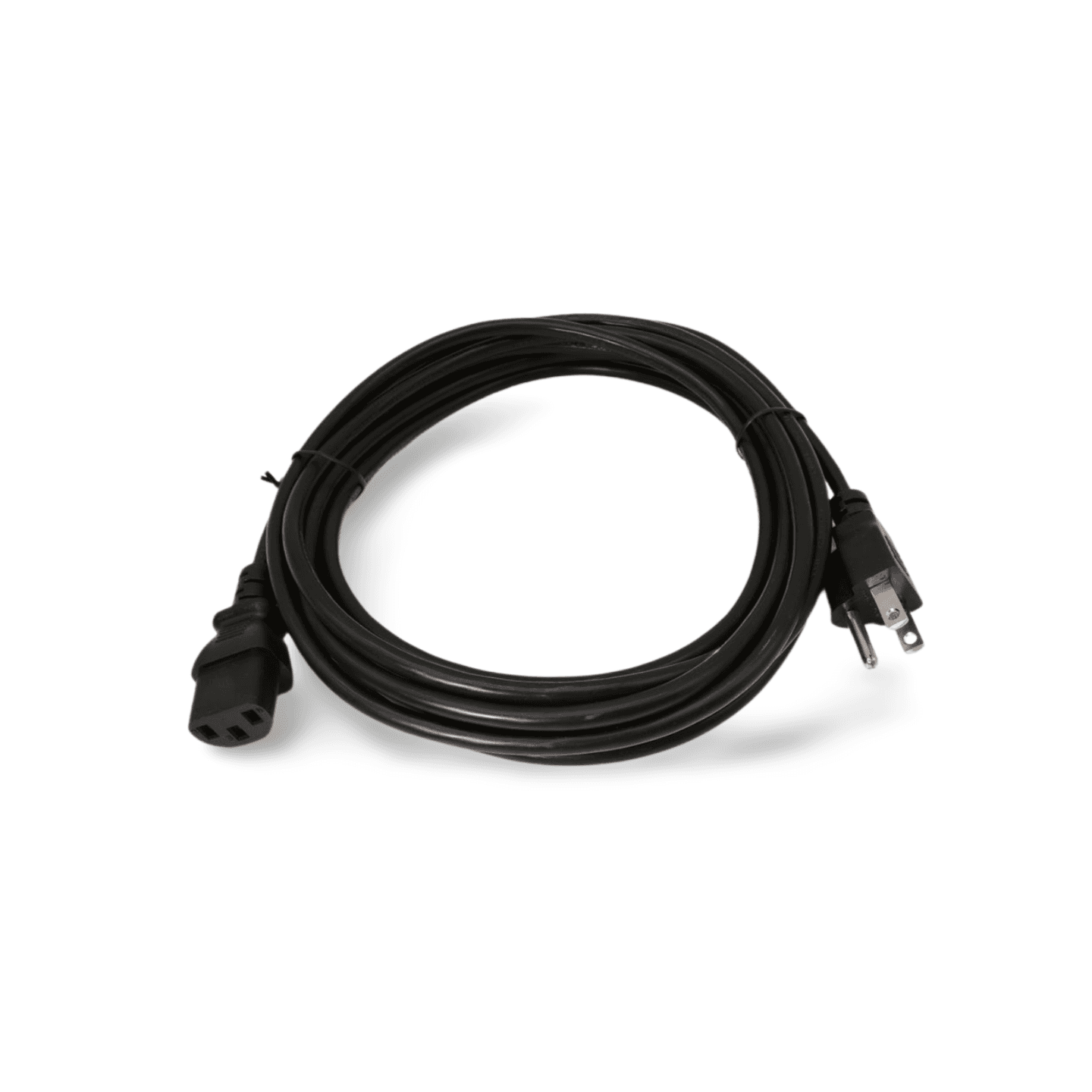 15ft Universal Power Cord NEMA 5-15P to IEC320C13 18 AWG - Black