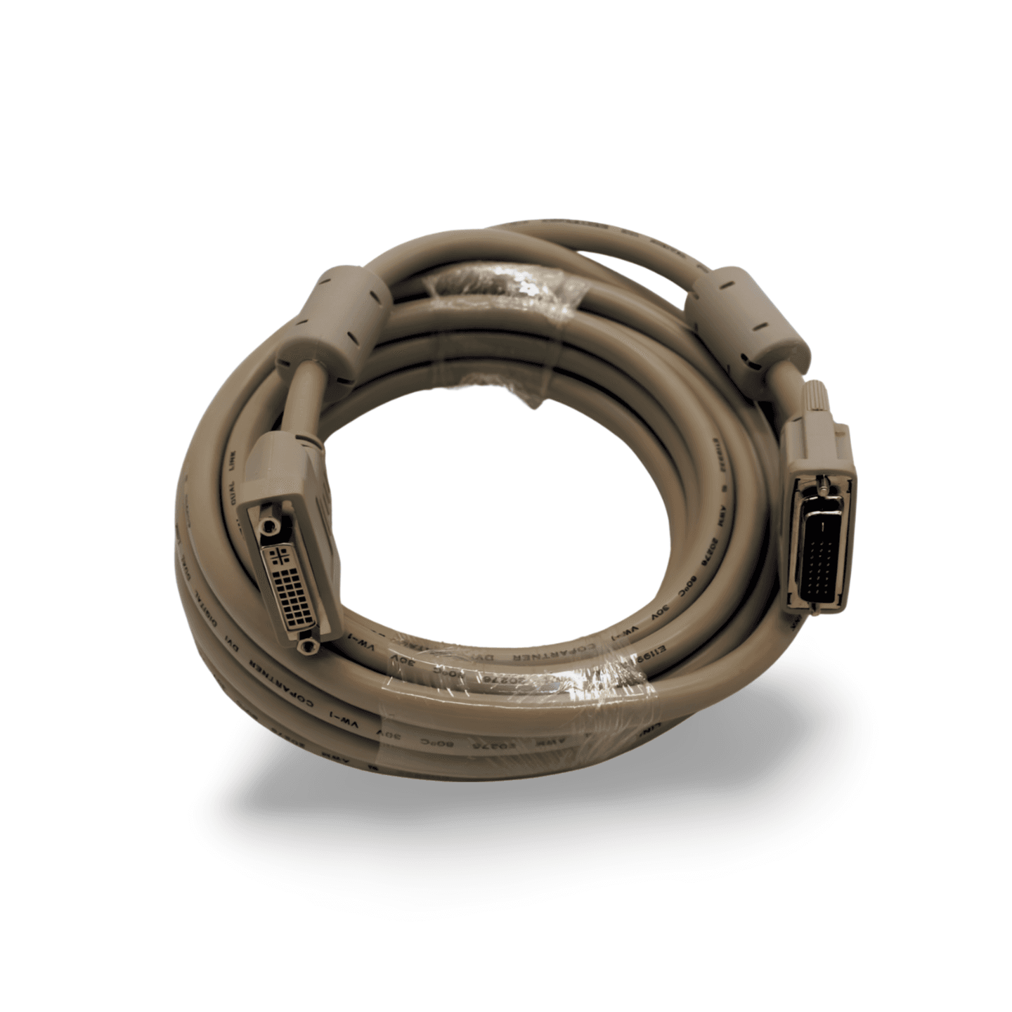 16 5ft Digital DVI Cable Male to Female Extension beige