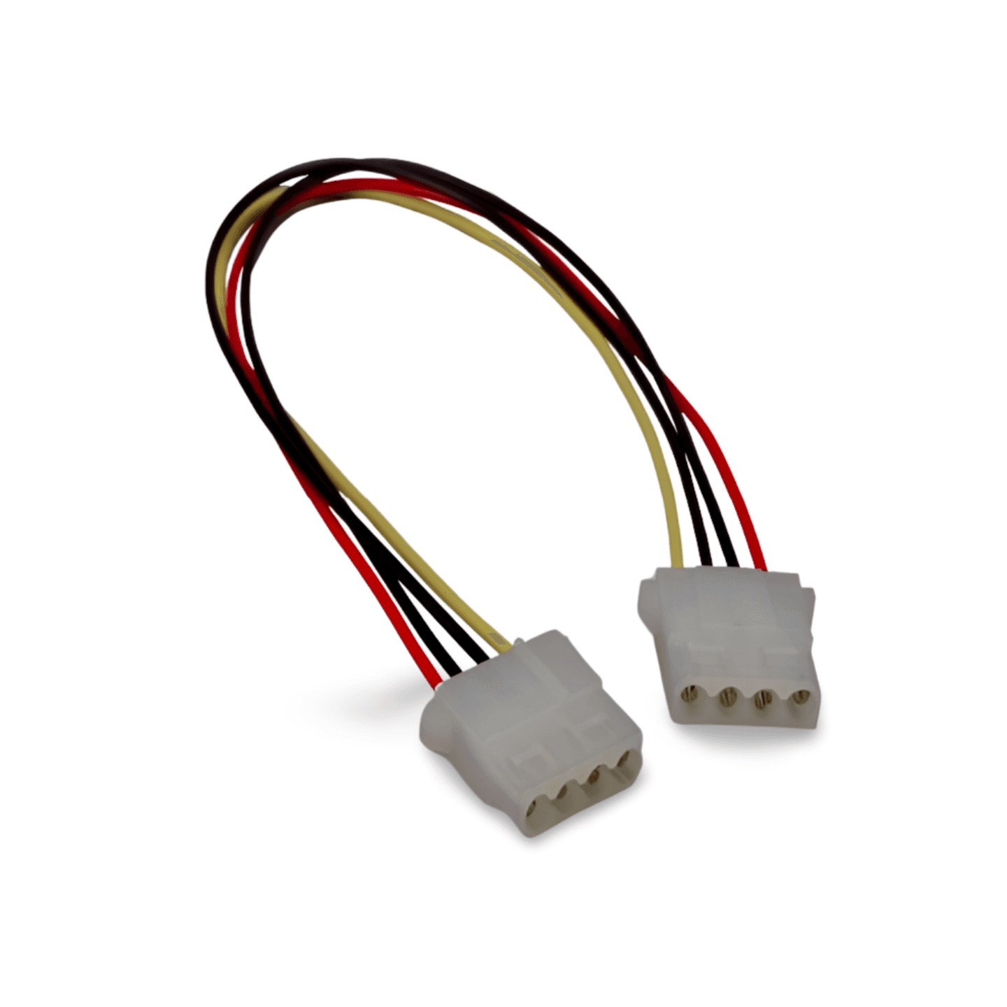 1ft 4 Pin Molex Cable Female to Female - Multi