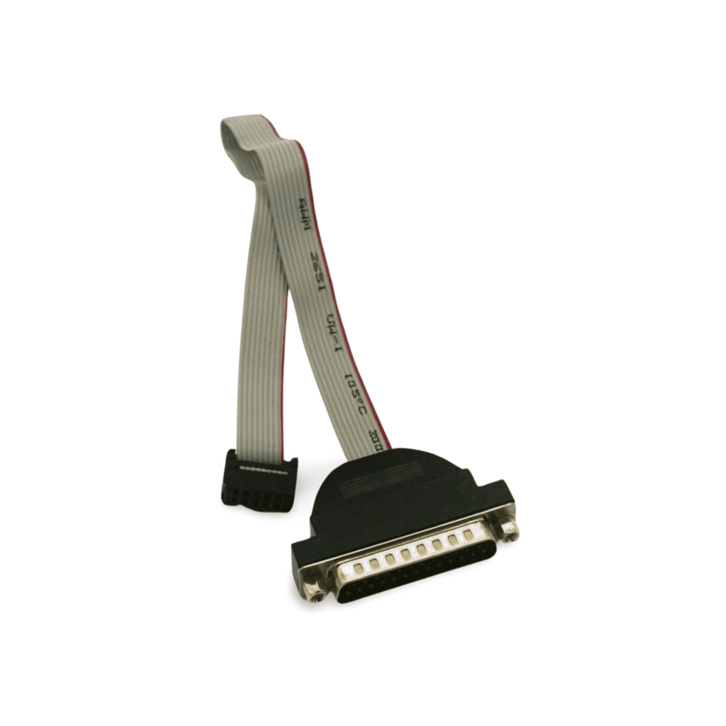 1ft DB25 Male to IDC10 Serial AT Everex Intel Version COM Port grey