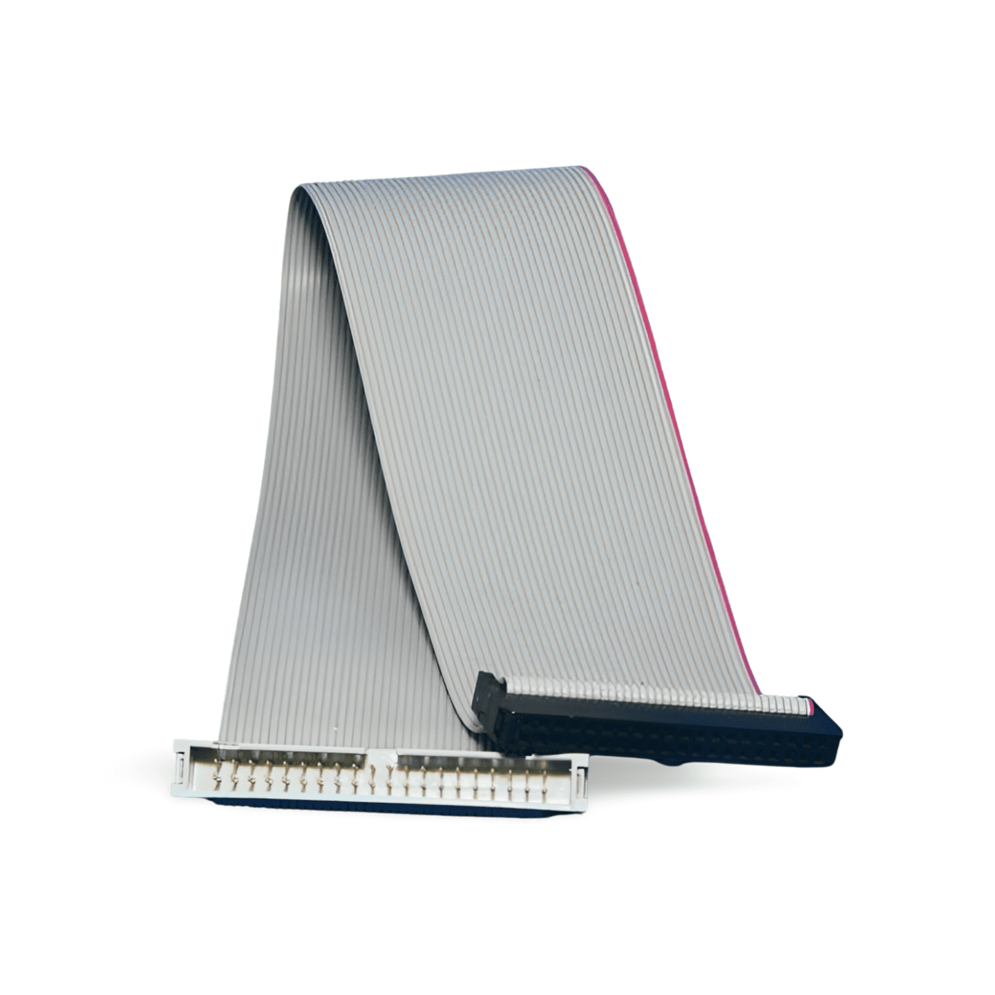 1ft IDC40 IDE Extension Cable Male to Female 40 Pin grey