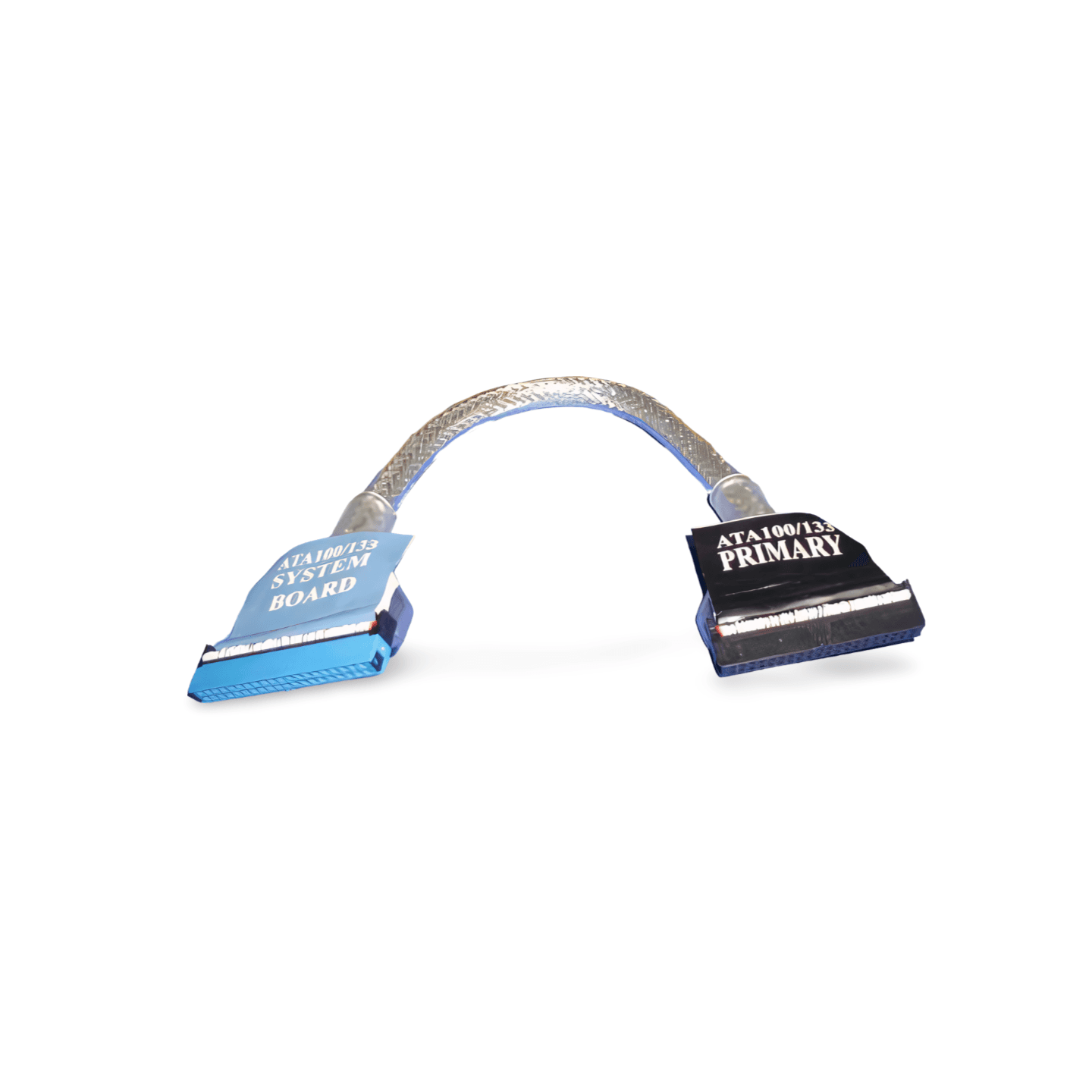 1ft ULTRA ATA133 Round Single IDE 2 Connectors silver