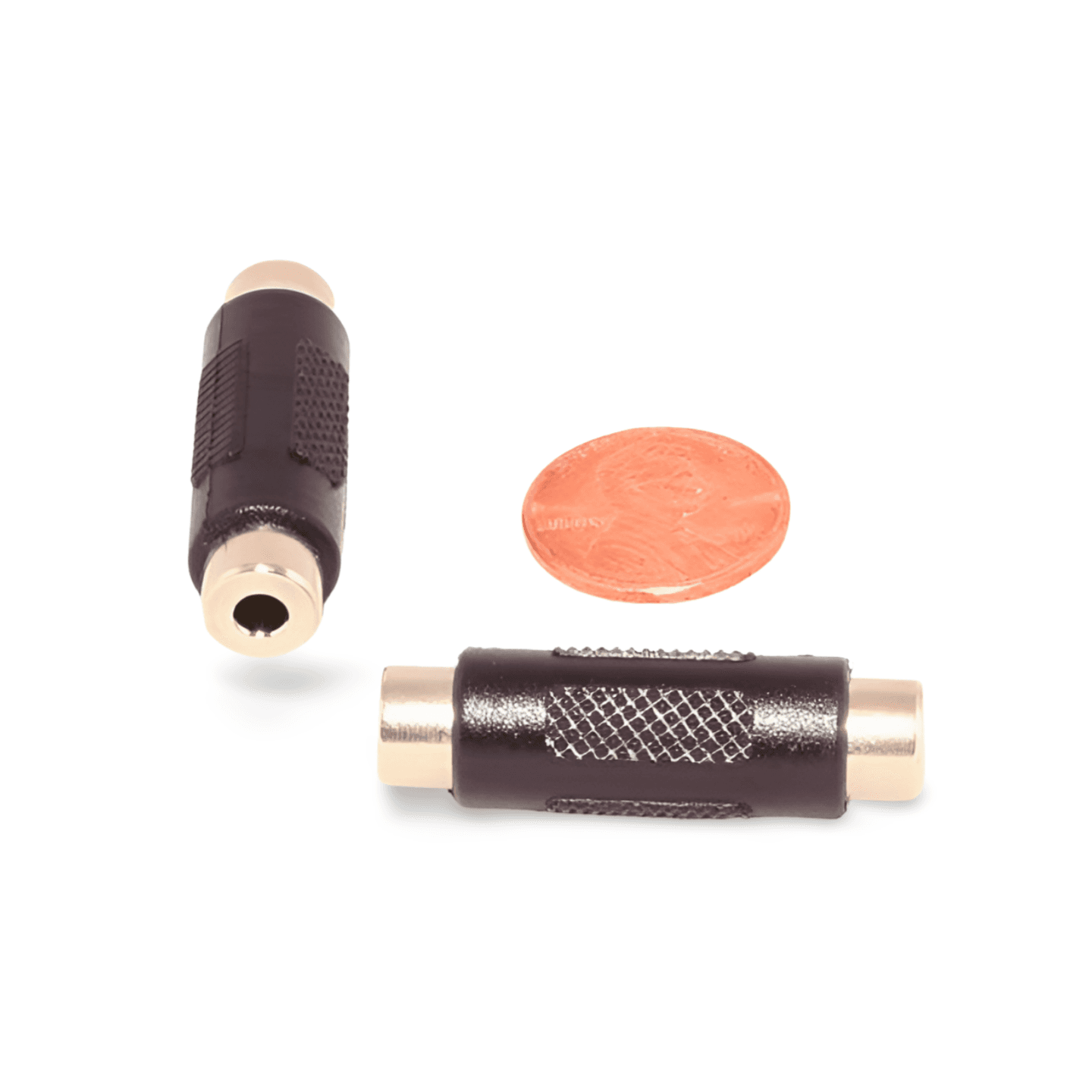 1in Stereo Coupler 3.5mn Female to Female black