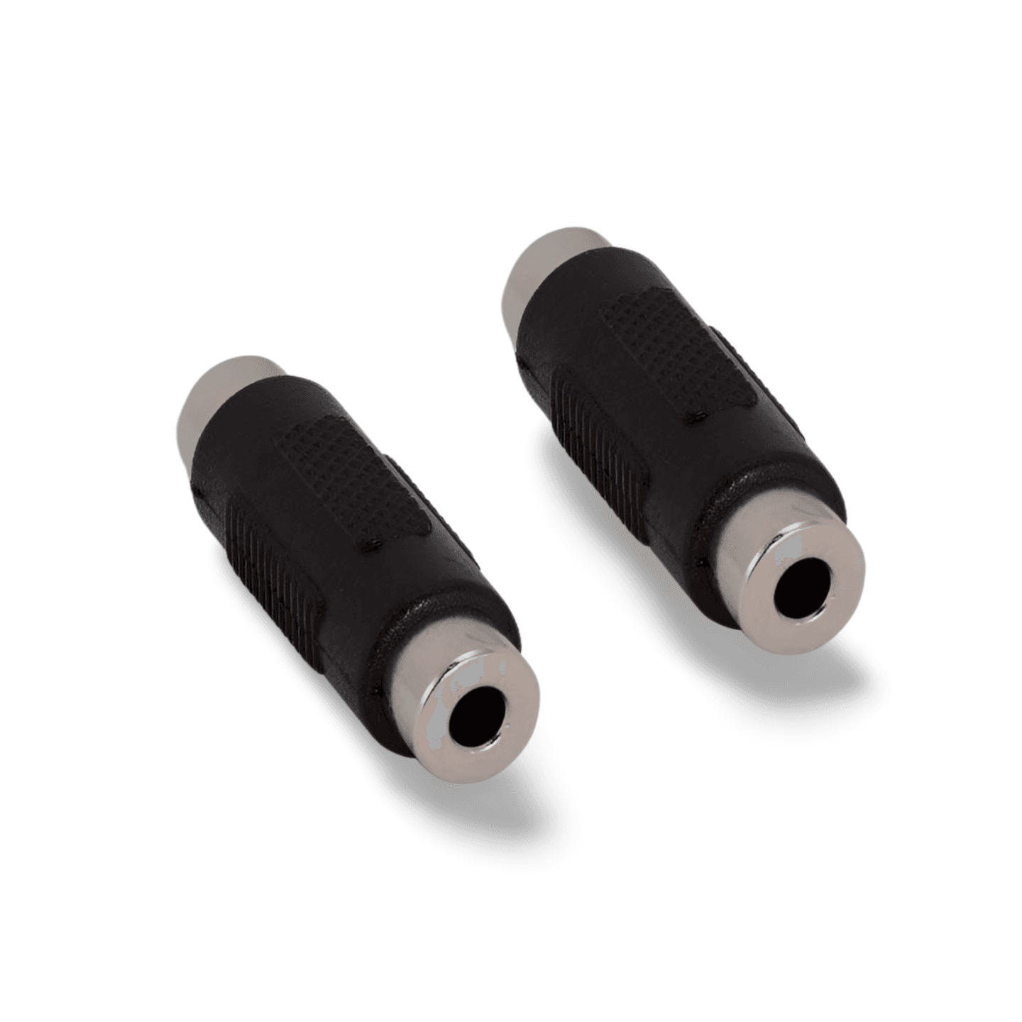 1in TRS 3.5mm Coupler Female to Female Adapter Stereo black