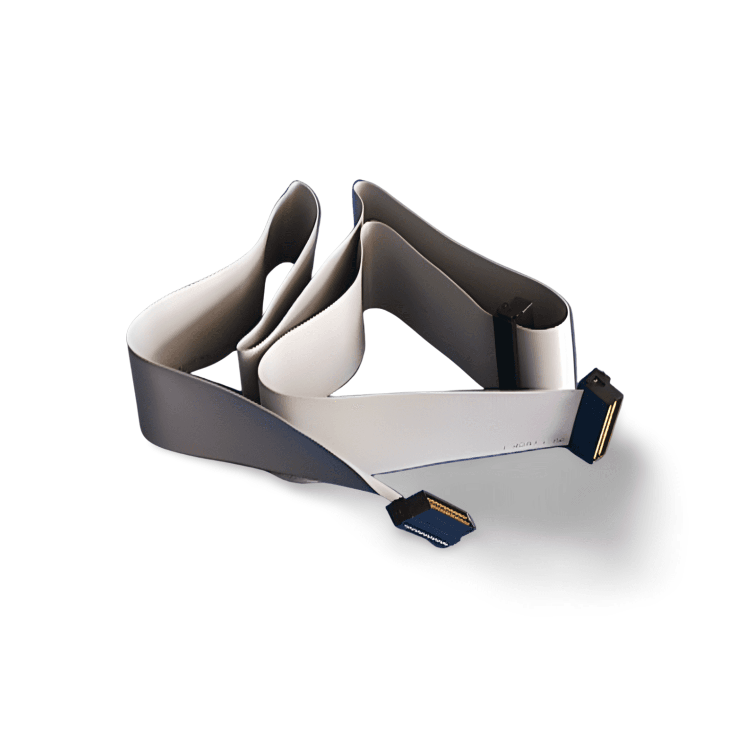 2.5ft SCSI Ribbon Cable Internal Ultra Wide UWIDC68 2 Device - Gray