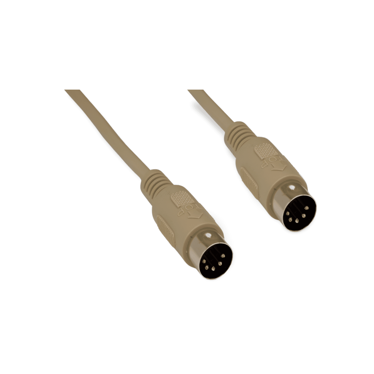 25ft Keyboard Cable DIN 5 Male to Male beige