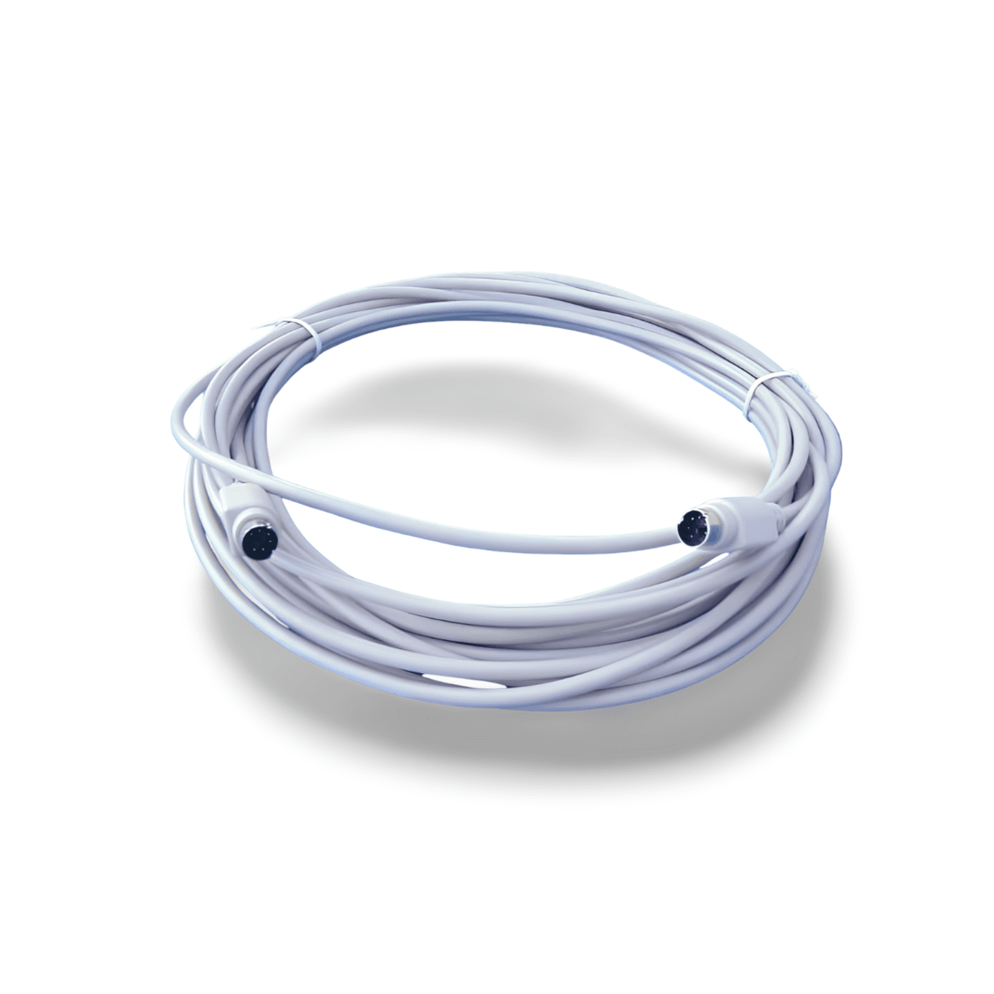 25ft Keyboard Mouse Cable Mini DIN6 Male to Male PS2 beige