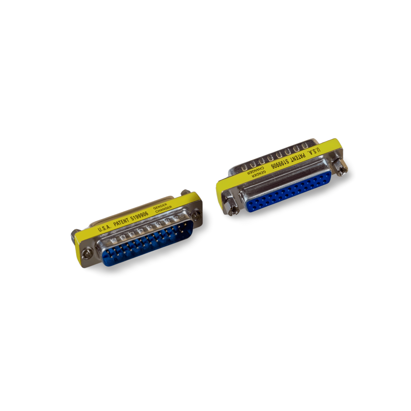 2in DB25 Female to Male Slimline Port Protector Gender Changer silver