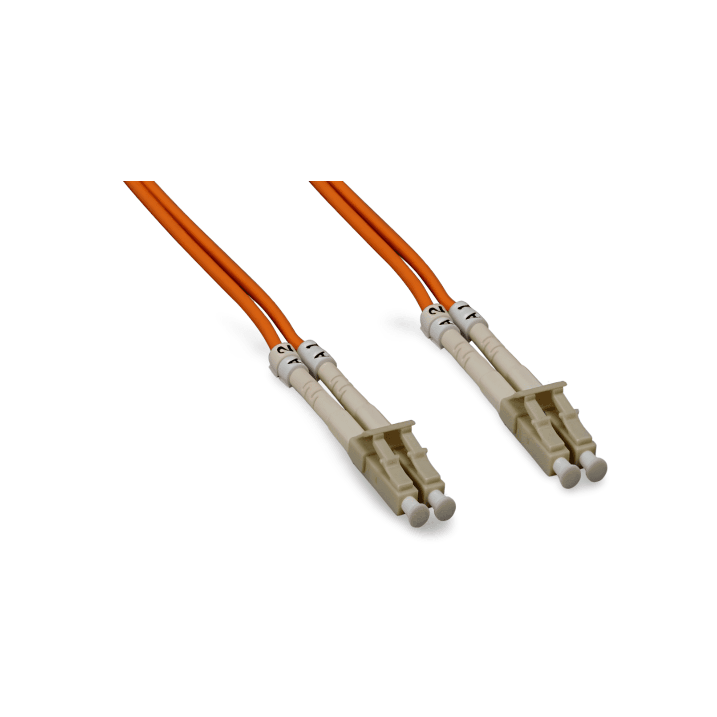 3.3ft LC-LC Fiber Optic 62.5 125UM Duplex Multimode - Orange