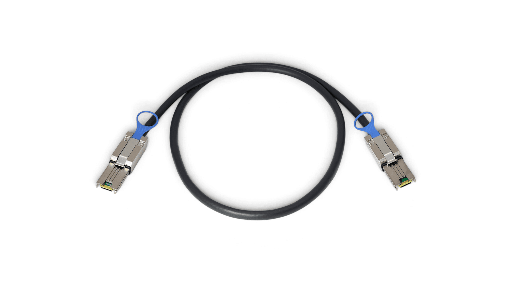 3.3ft Mini SAS HD SFF-8088 to SFF-8088 External Cable 12Gbps - Black
