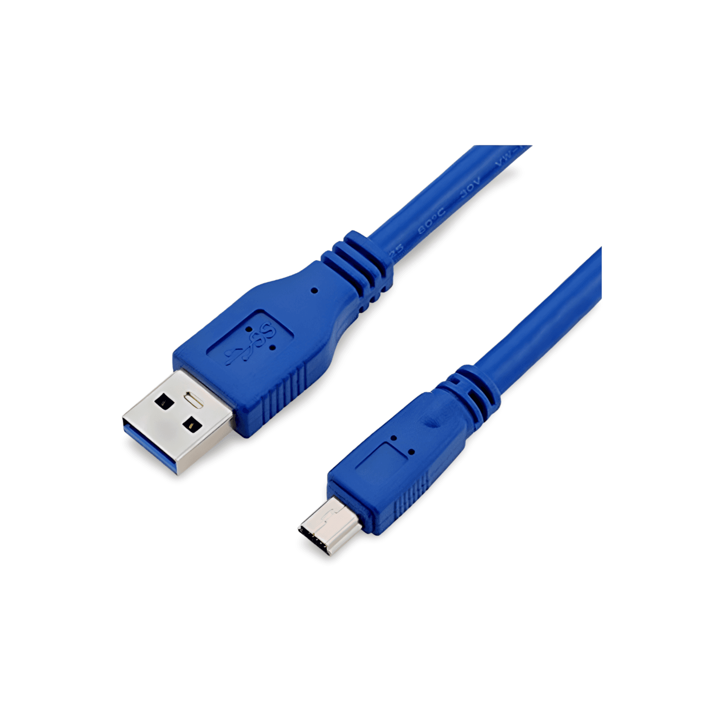 3.28ft USB 3.0 USB A to Mini B 10 Pin Cable - Blue