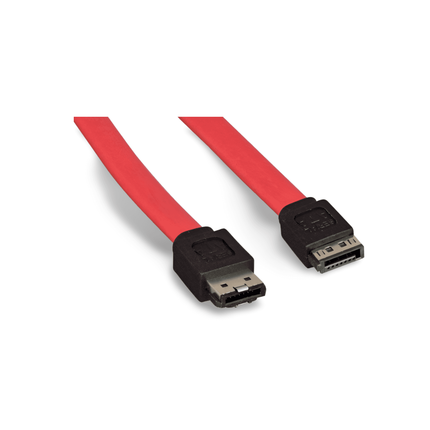 3 4ft eSATA to SATA Converter Data Cable red