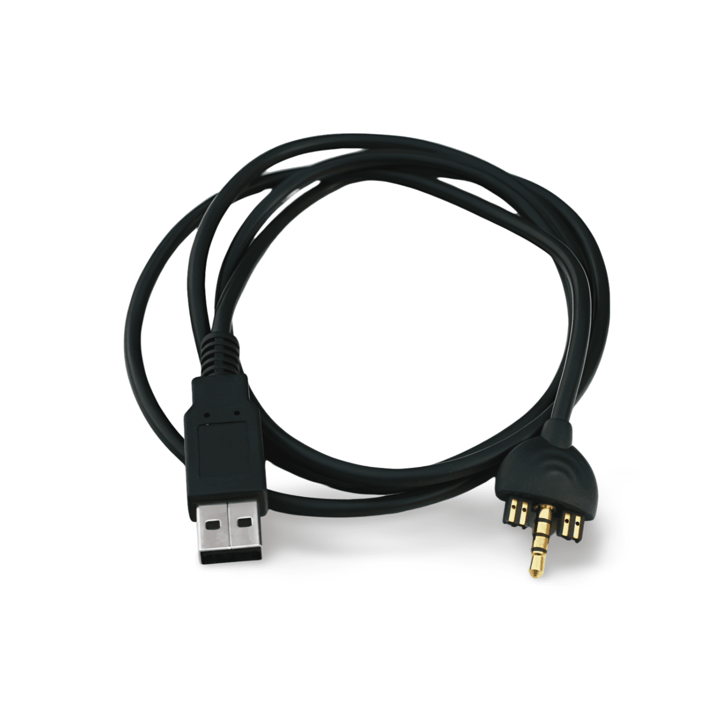 3.5ft USB MP3 Cable RIO Riot Type A to Split B Stereo - Black