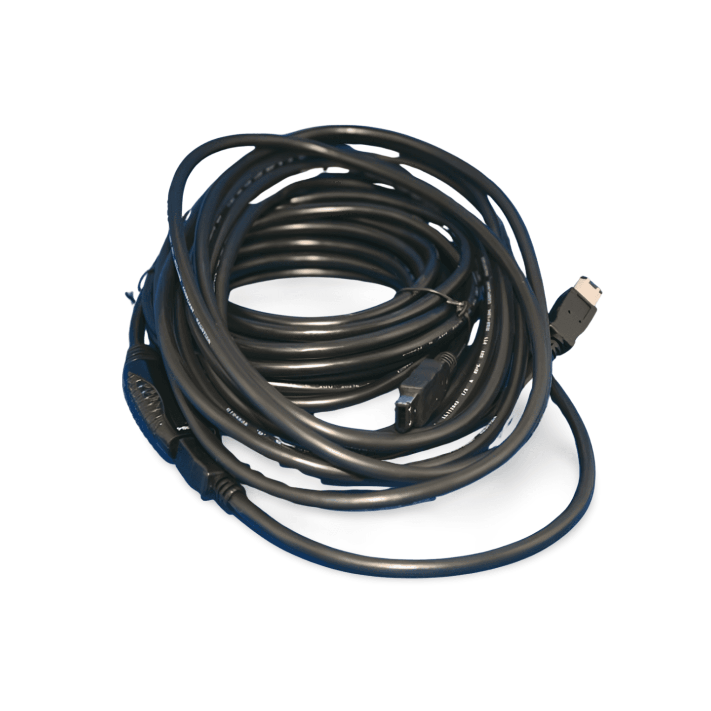 30ft FireWire Cable 6 Pin to 6 Pin Set 1394a 400mb Kit black