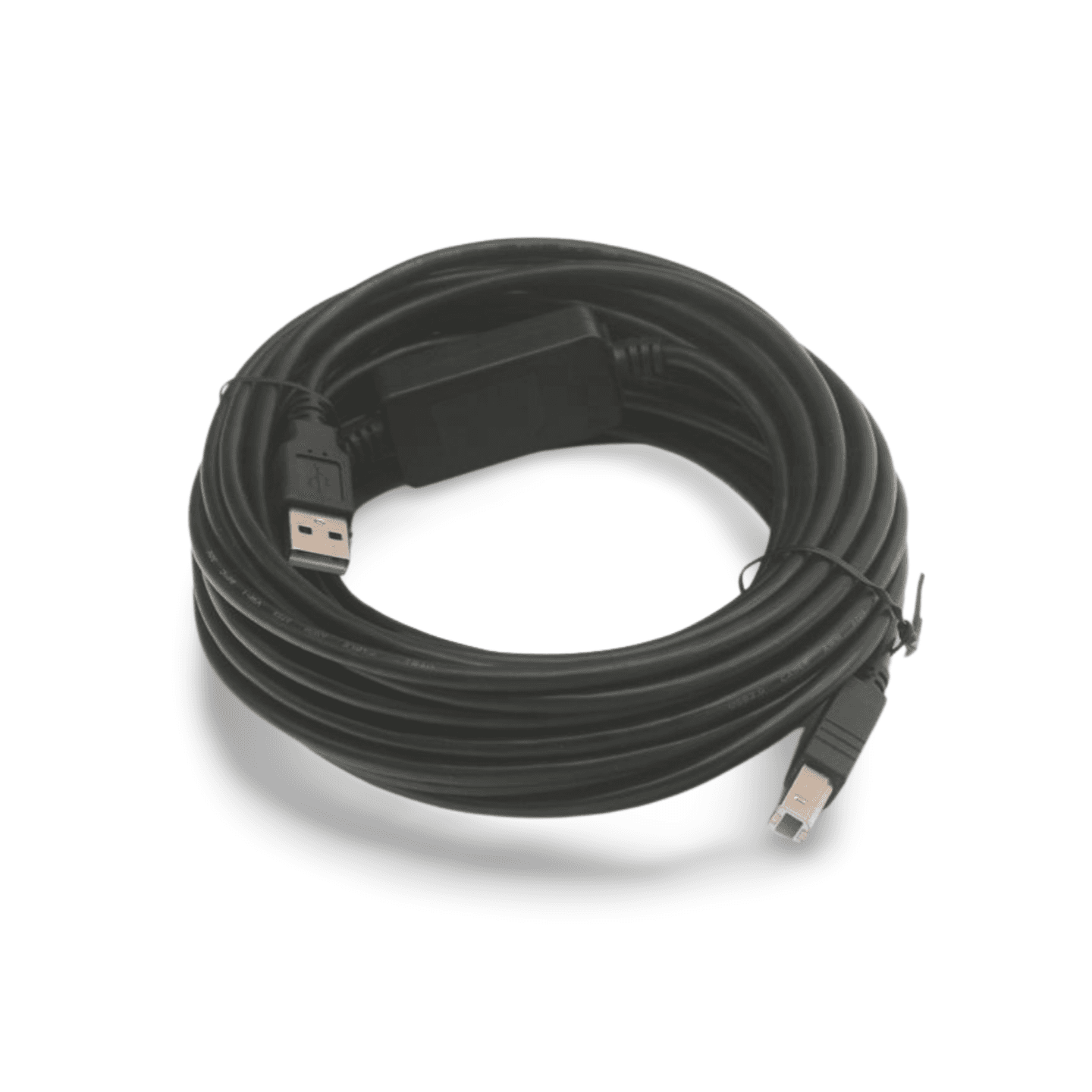 30ft USB 2.0 Type-A to Type-B Cable (Extended Length) - Black