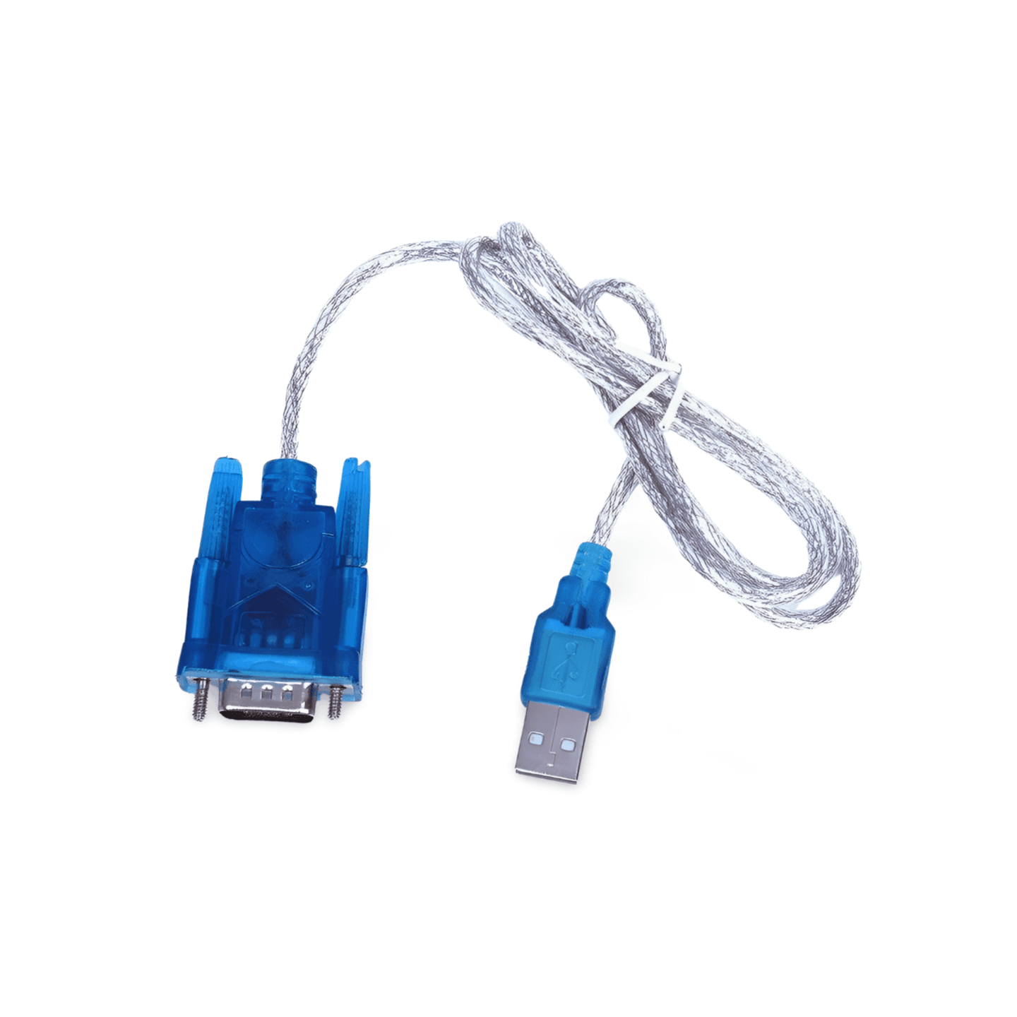 3ft DB9 RS232 Serial to USB 2.0 Converter 9 Pin Adapter Cable blue