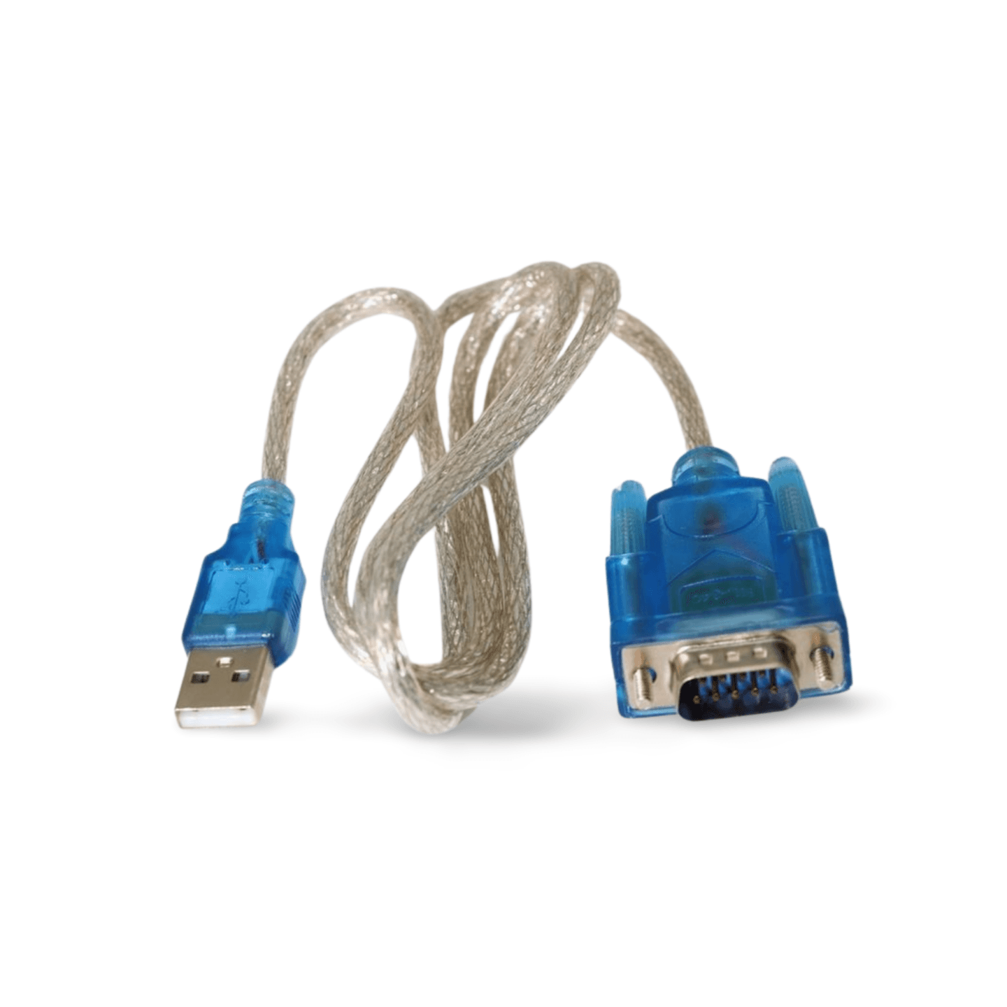3ft DB9 RS232 Serial to USB 2.0 Converter 9 Pin Adapter Cable - Blue
