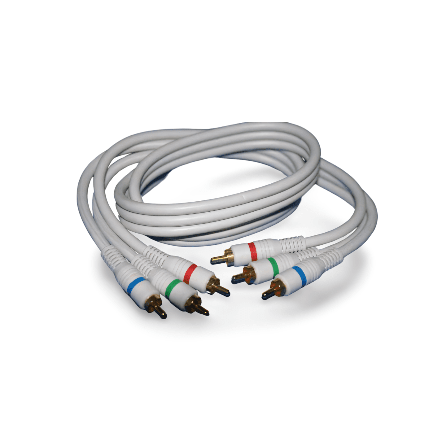 3ft HDTV Component Video Digital TV Triple RCA Shielded 3 white