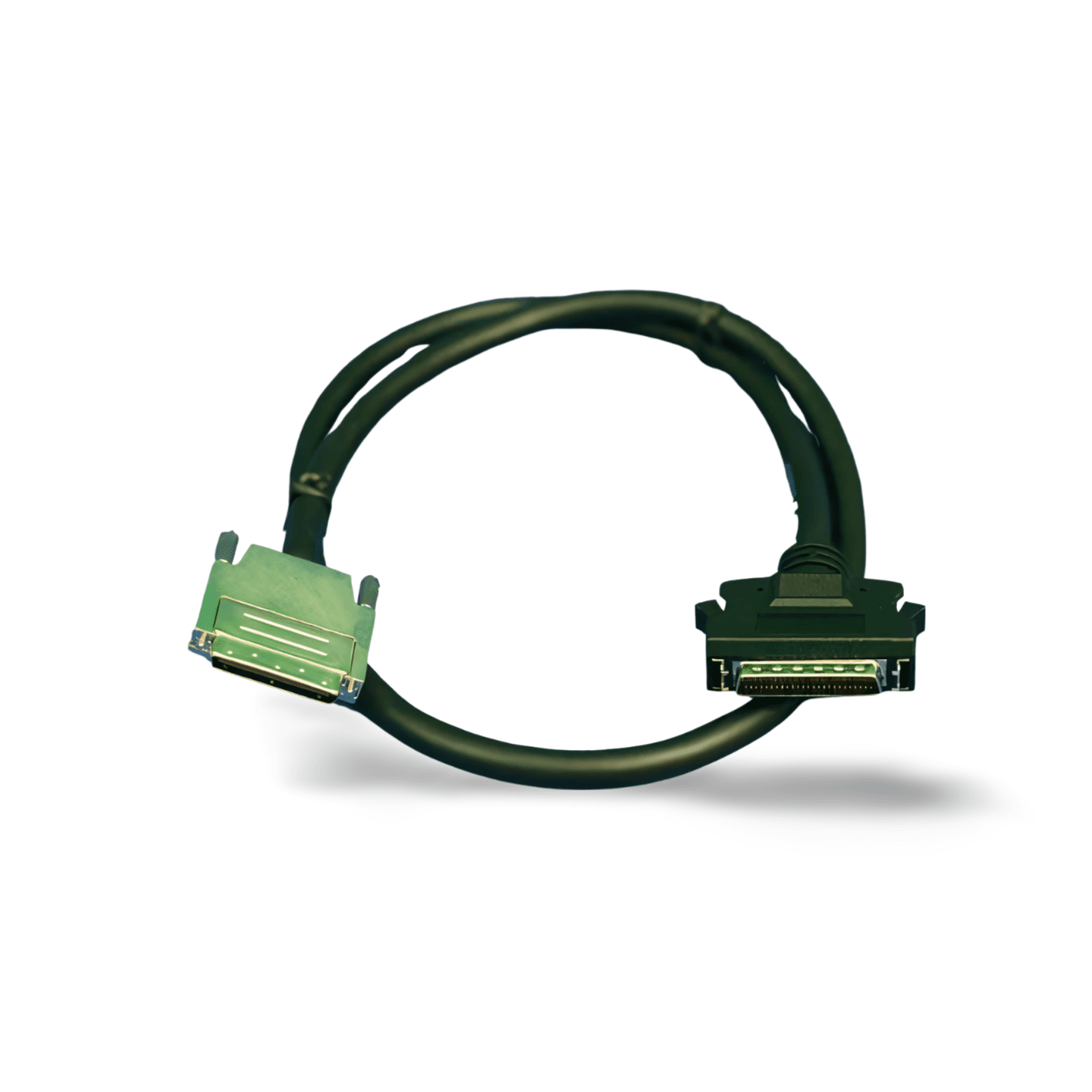 3ft SCSI V VHDCI68 Male 0.8mm TS to SCSI II HPDB50 Male Latch black