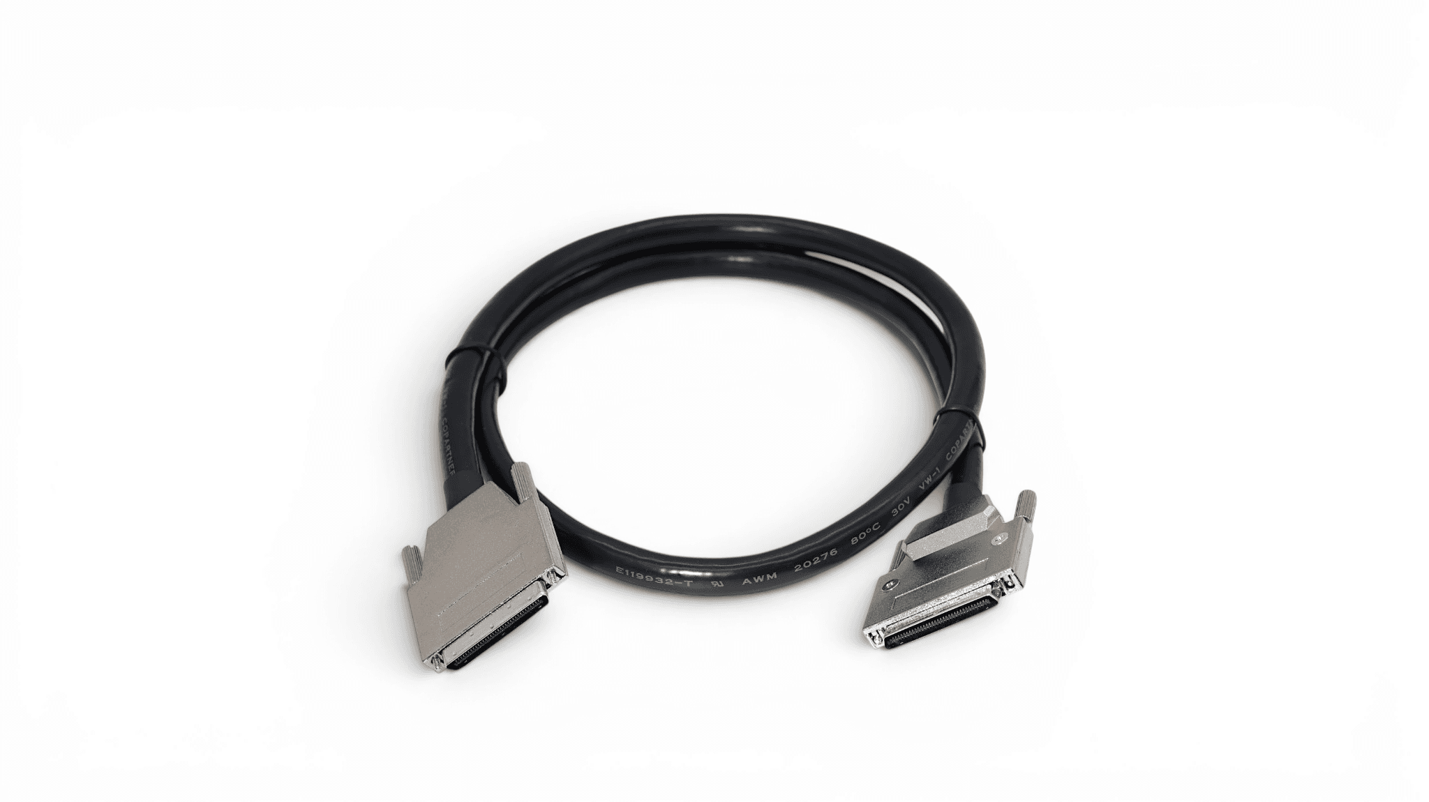 3ft SCSI-V VHDCI68 Male 0.8mm TS to SCSI-V VHDCI68 Male 0.8mm TS - Black