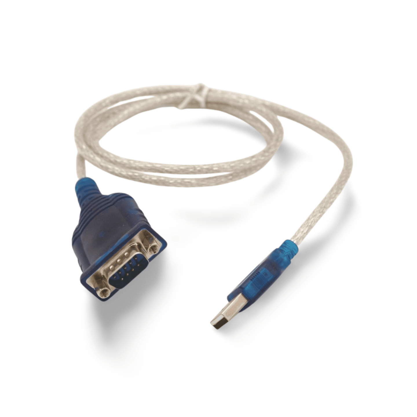 3ft USB 2.0 DB9 Male Serial Port Cable Sabrent CB-DB9P - Blue