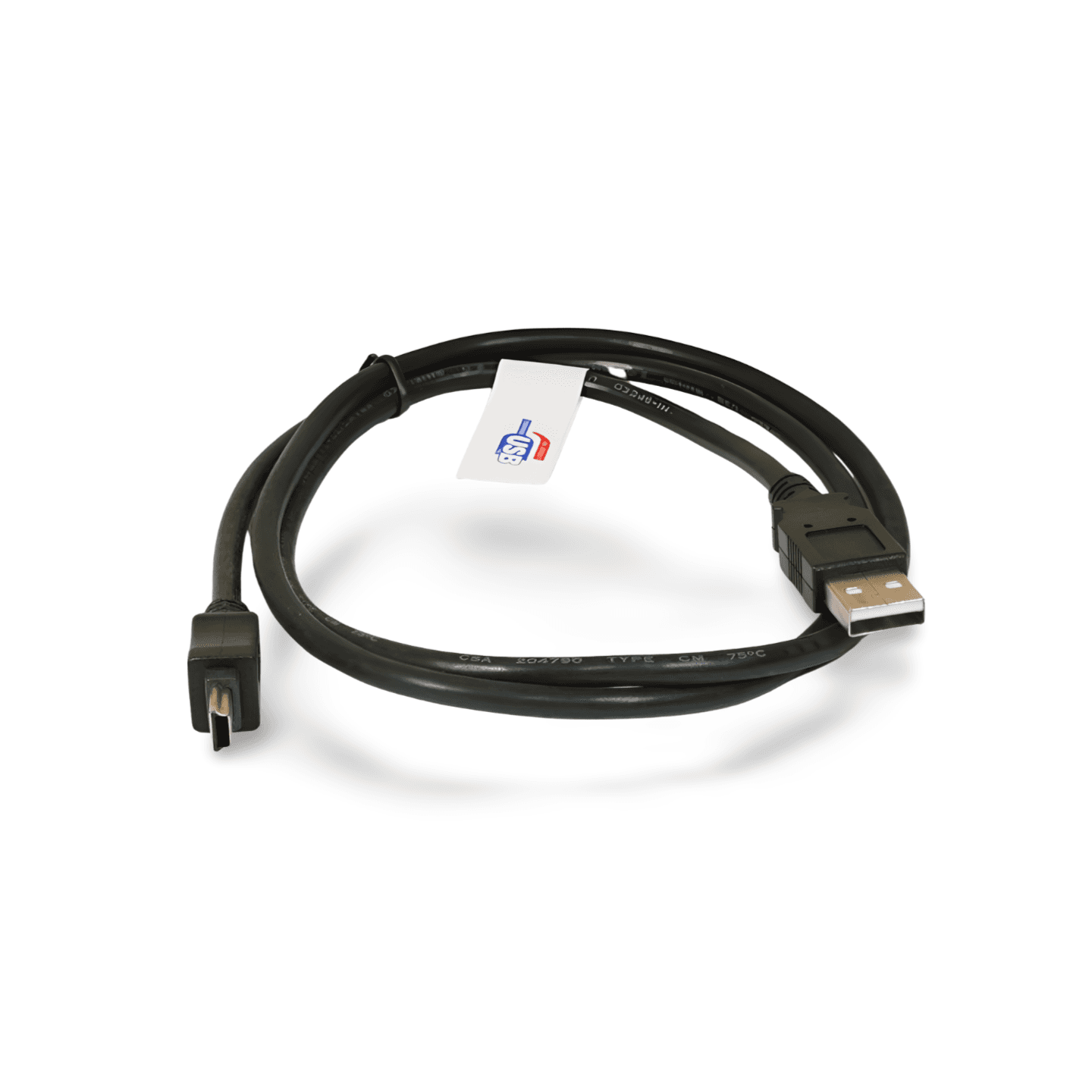 3ft USB Type A to Mini B 5 Pin Cable black
