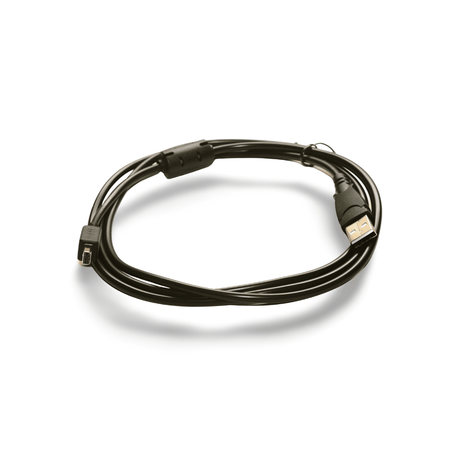 4.3ft Olympus CB-USB6 CB-USB5 USB Camera Cable Type A to 12 Pin D14 - Black