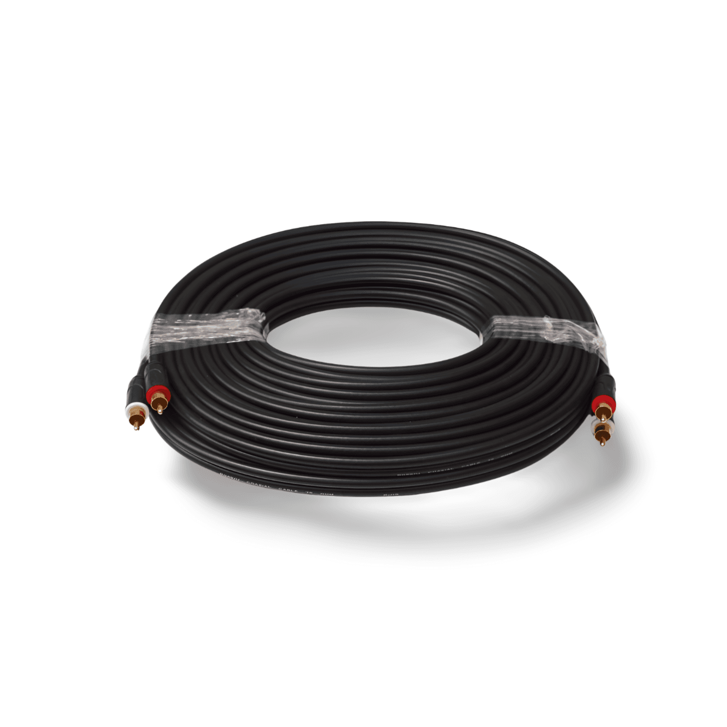 50ft Dual Audio Cable RCA Male to RCA Male Shielded blue