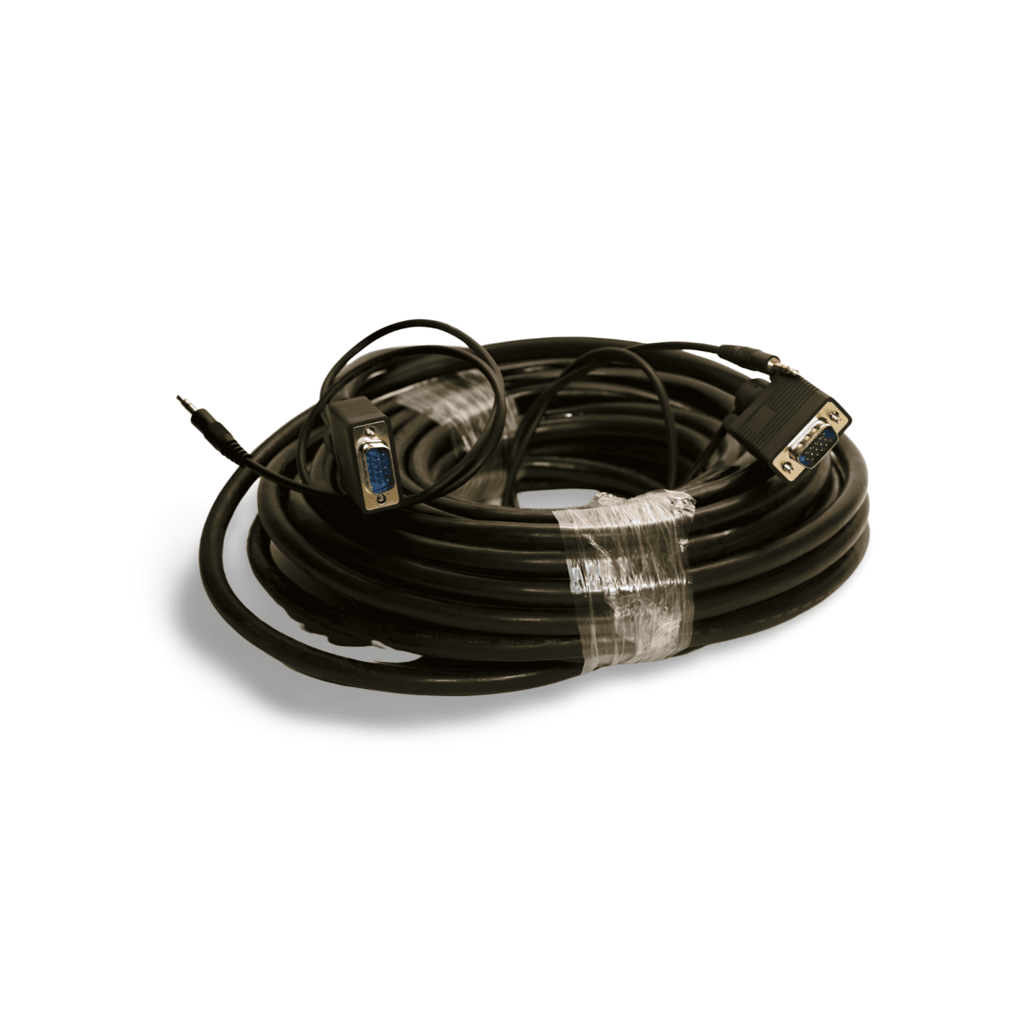 50ft SVGA with Audio Cable Monitor Male to Male black