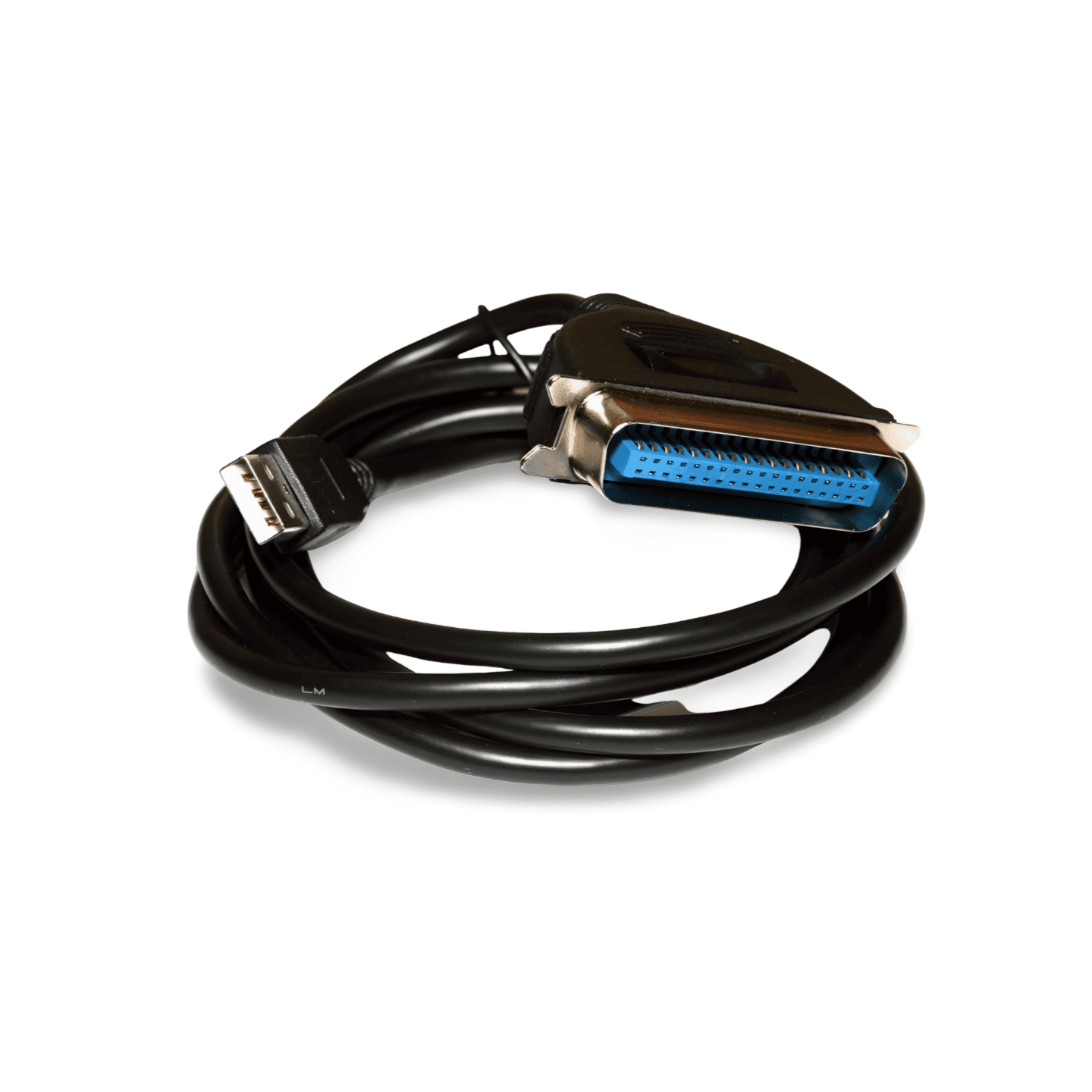5ft USB to Parallel IEEE 1284 Printer Cable black