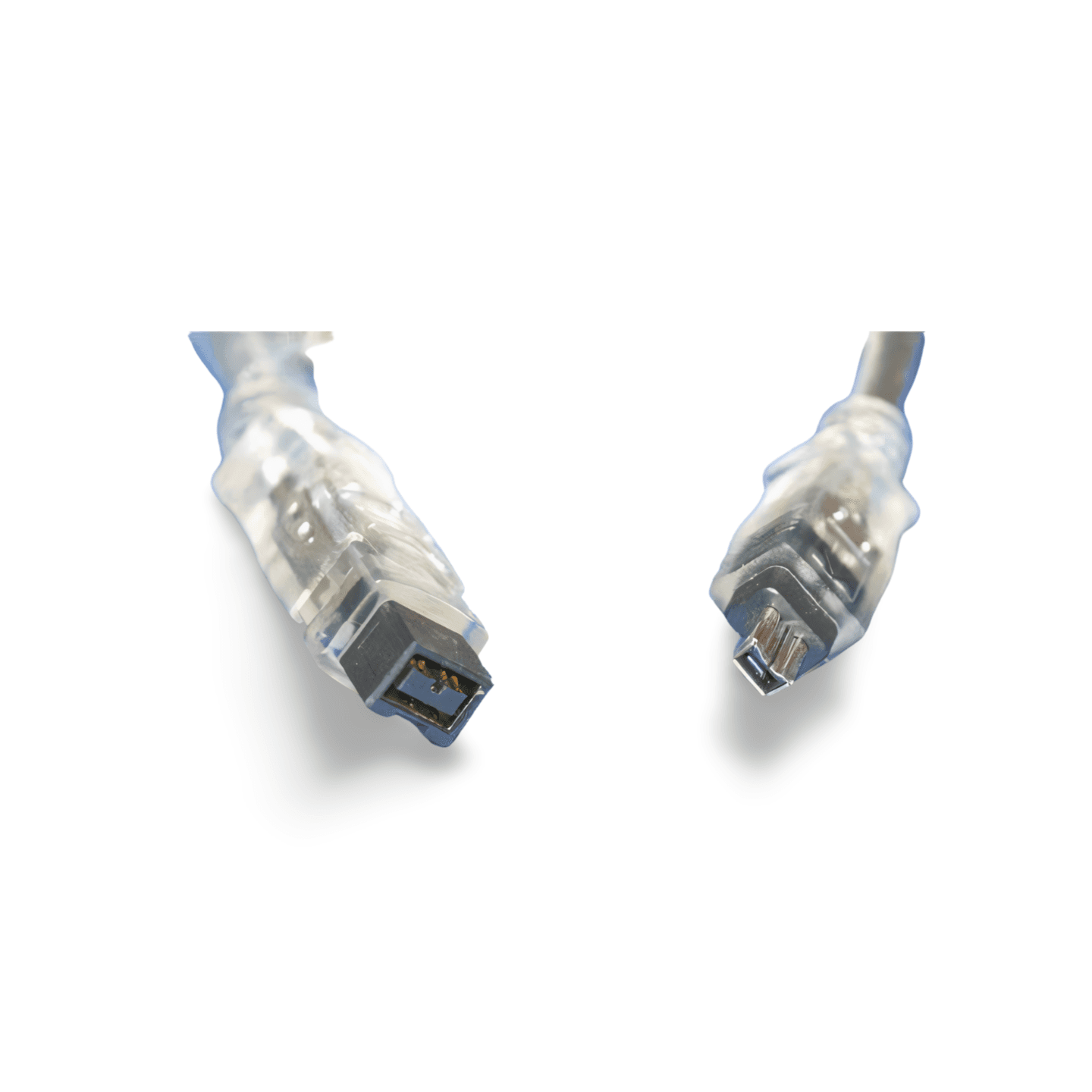 6ft 1394b FireWire 800/400 Cable 9 Pin to 4 Pin Long Tether - Silver
