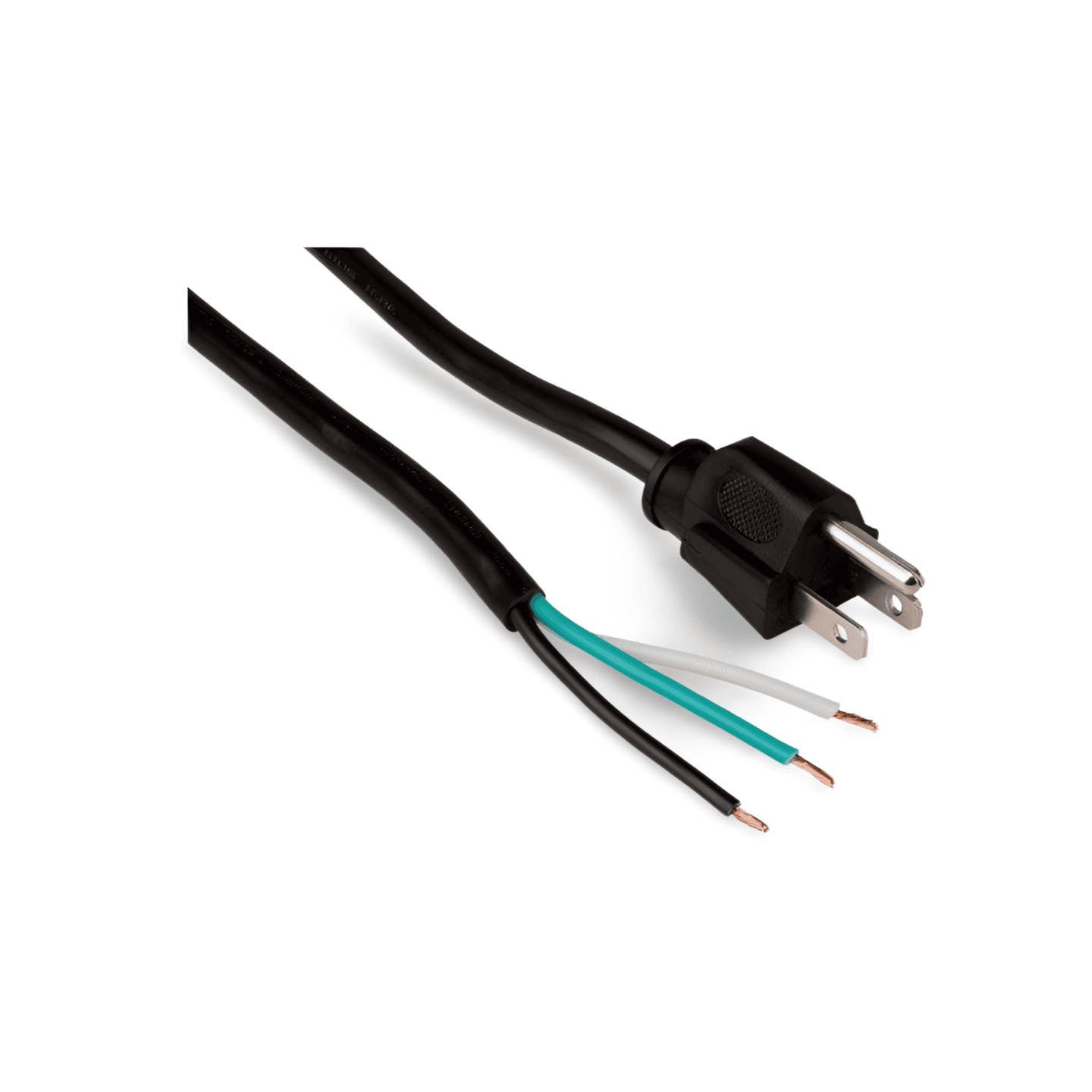 6ft 3 Wire Appliance and Power Tool Cord 16 AWG SJT Unterminated black