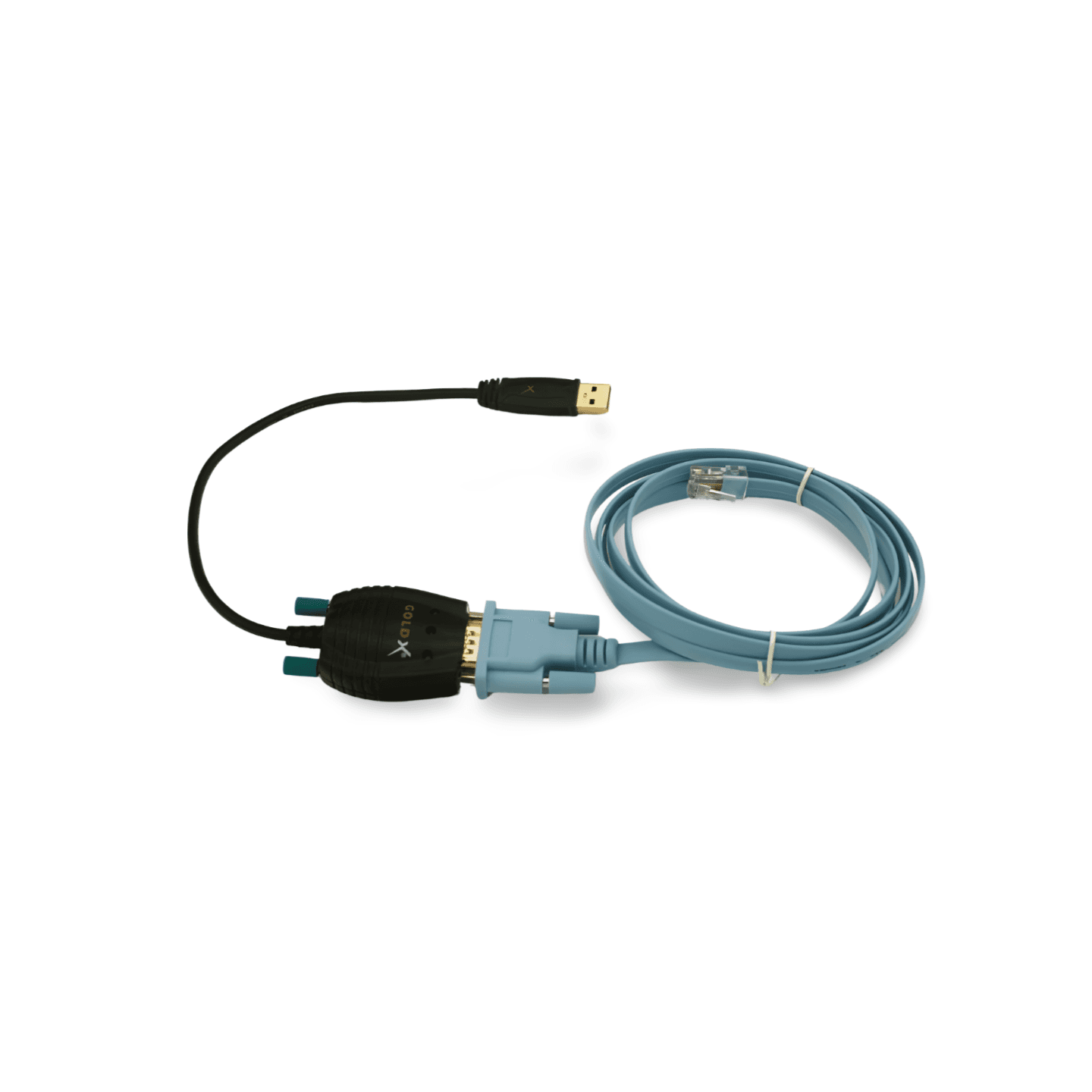 6ft Cisco Compatible USB to Serial RJ45 DB9 Adapter Cable Kit 72 3383 01 Prolific blue