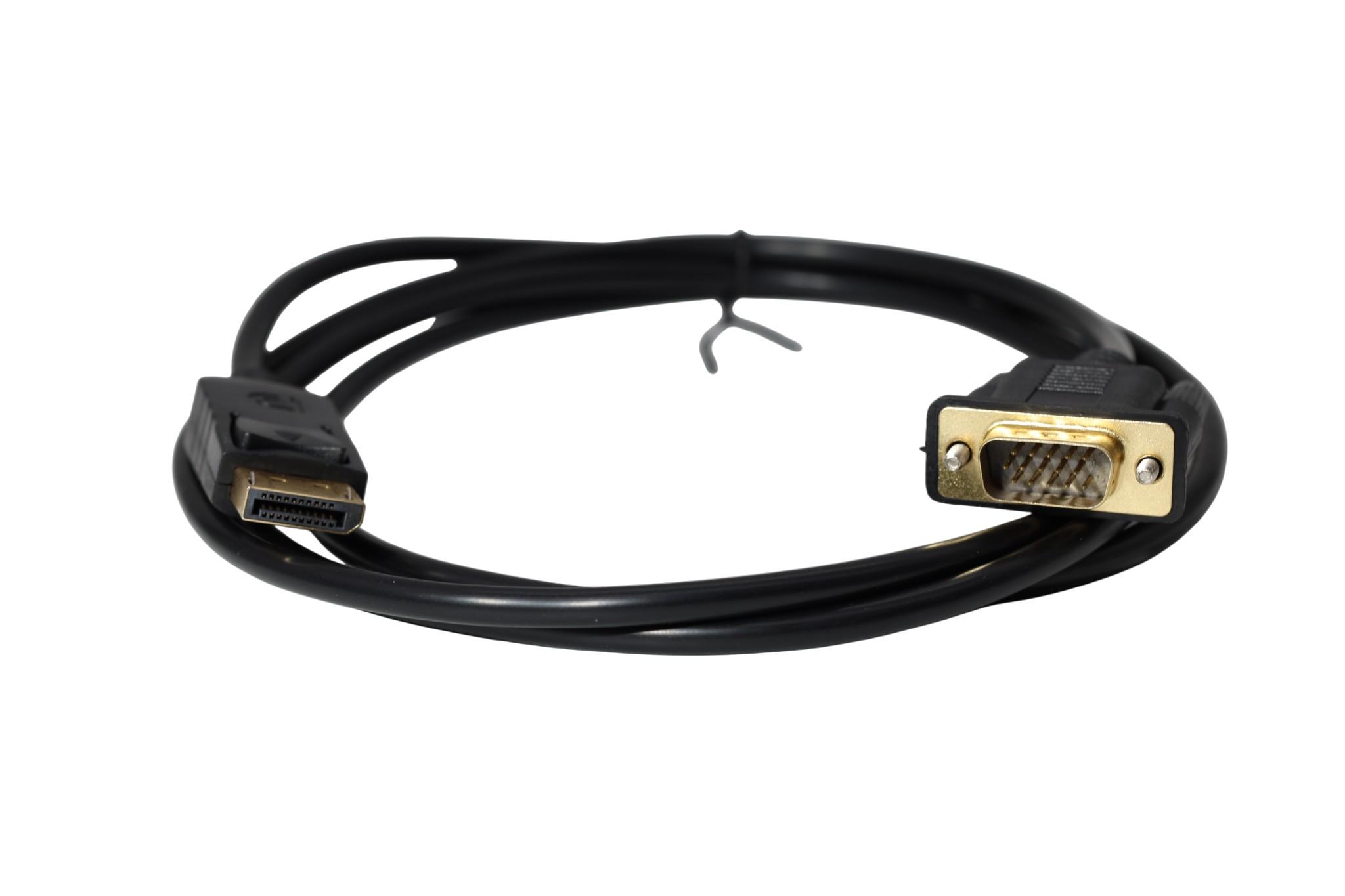 6ft DisplayPort to VGA Cable - Black