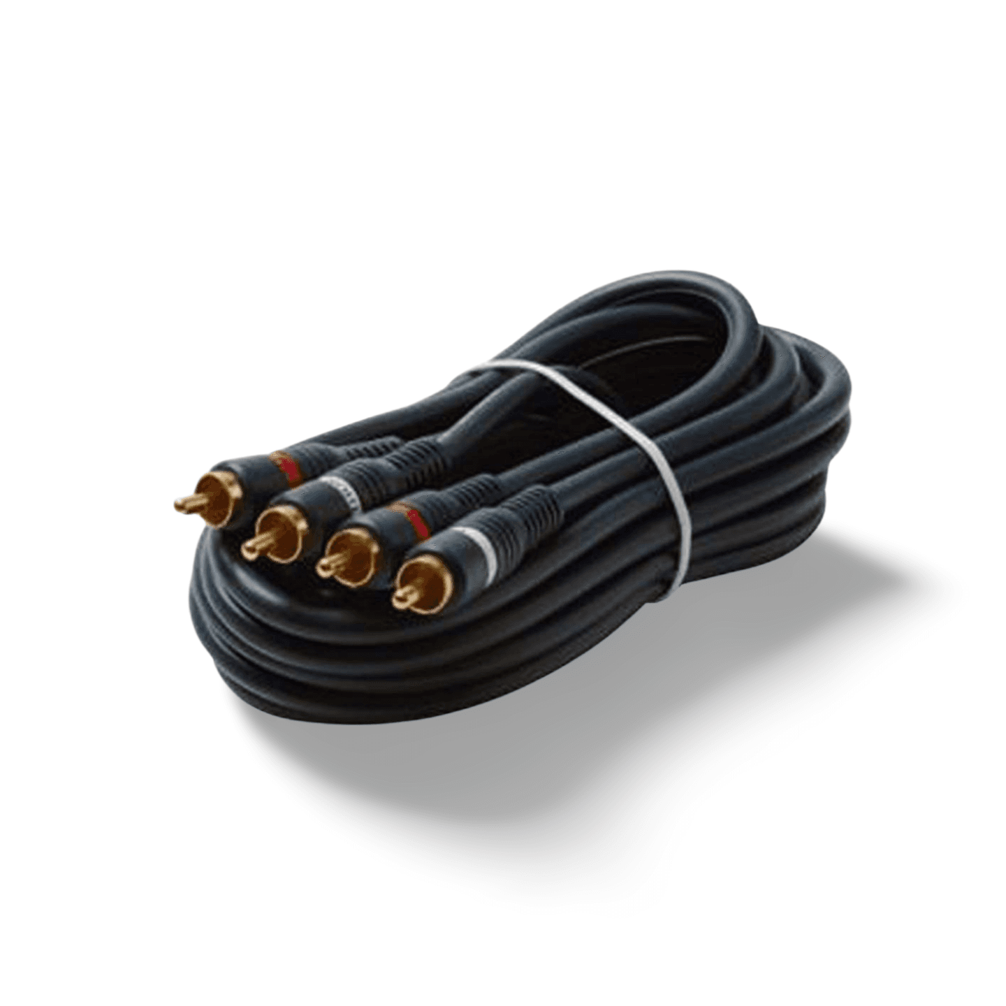 6ft Dual Audio Cable RCA Male to RCA Male Shielded blue