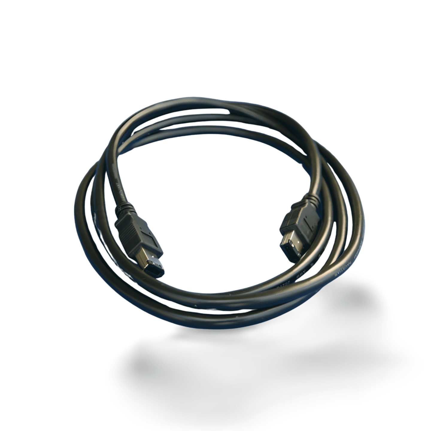6ft Firewire Cable 6 Pin to 6 Pin black