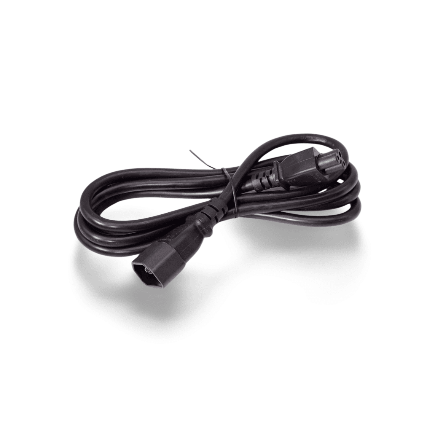 6ft IEC C14 to C5 18 3 SJT Power Cord - Black