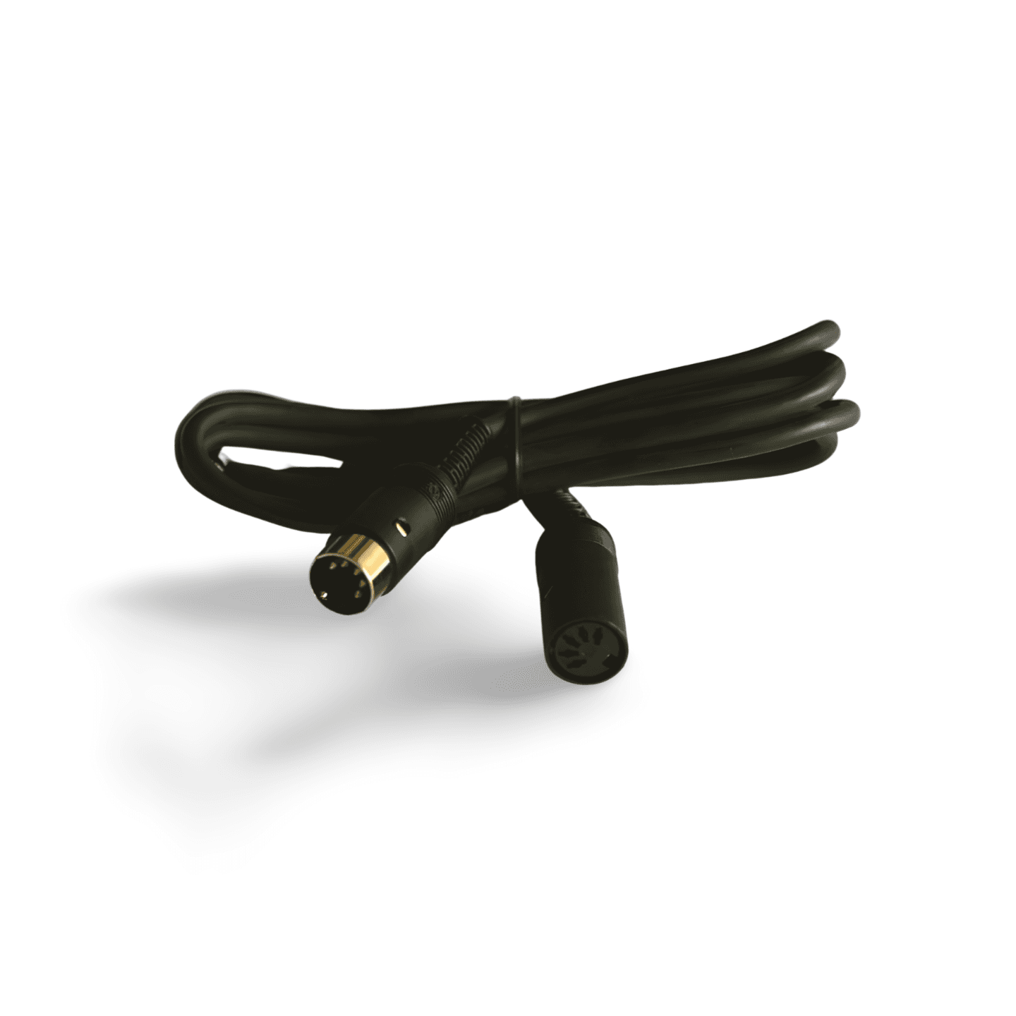 6ft Keyboard Extension Cable DIN 5 Male to Female black