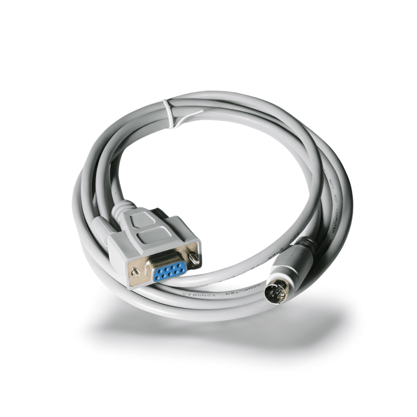 6ft Mini DIN to DB9 Female Cable grey