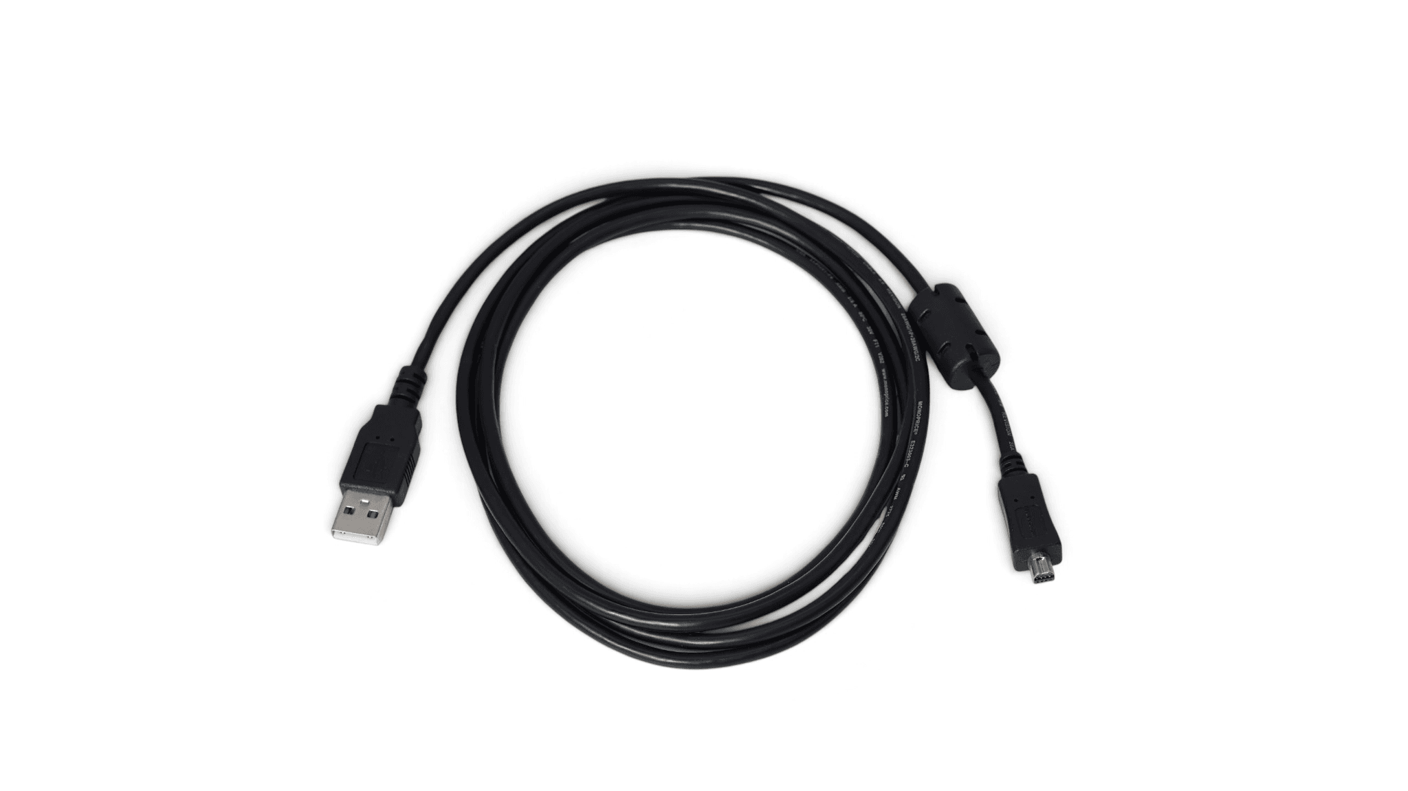 6ft Nikon UC E2 Camera Cable USB B Nikon Coolpix 775 - Black