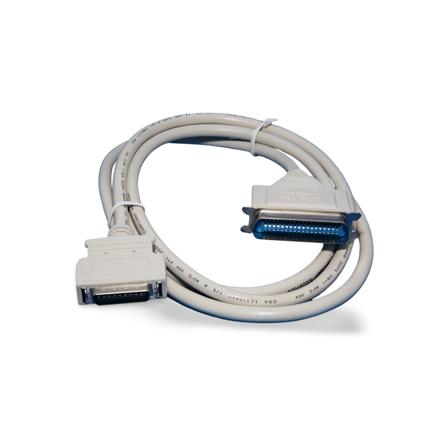 6ft Parallel Printer Cable IEEE 1284 B C CN36 HPCN36 Centronix beige