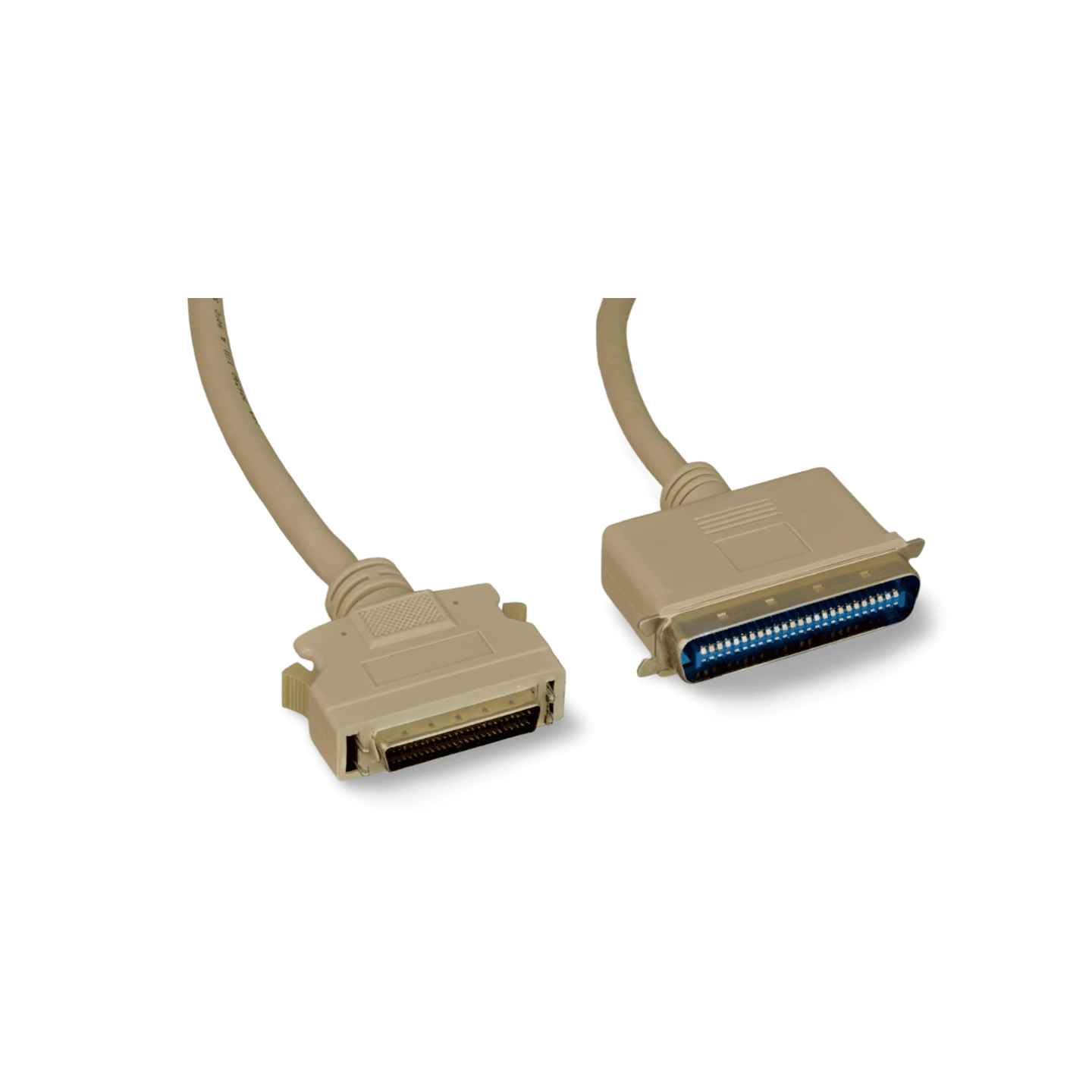 6ft SCSI II HPDB50 Male Latch to SCSI I CN50 Male beige