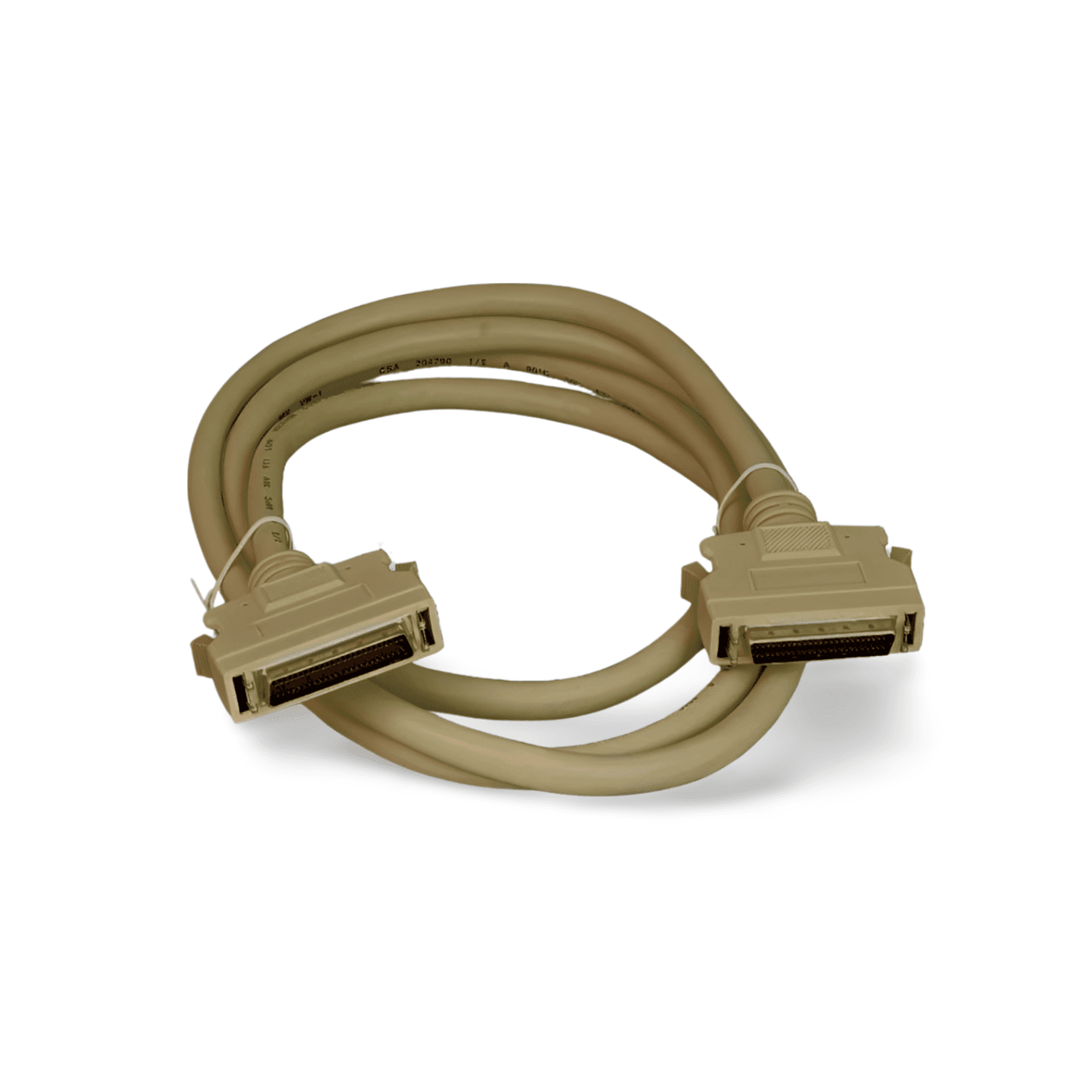 6ft SCSI II HPDB50 Male to SCSI II HPDB50 Male Cable beige