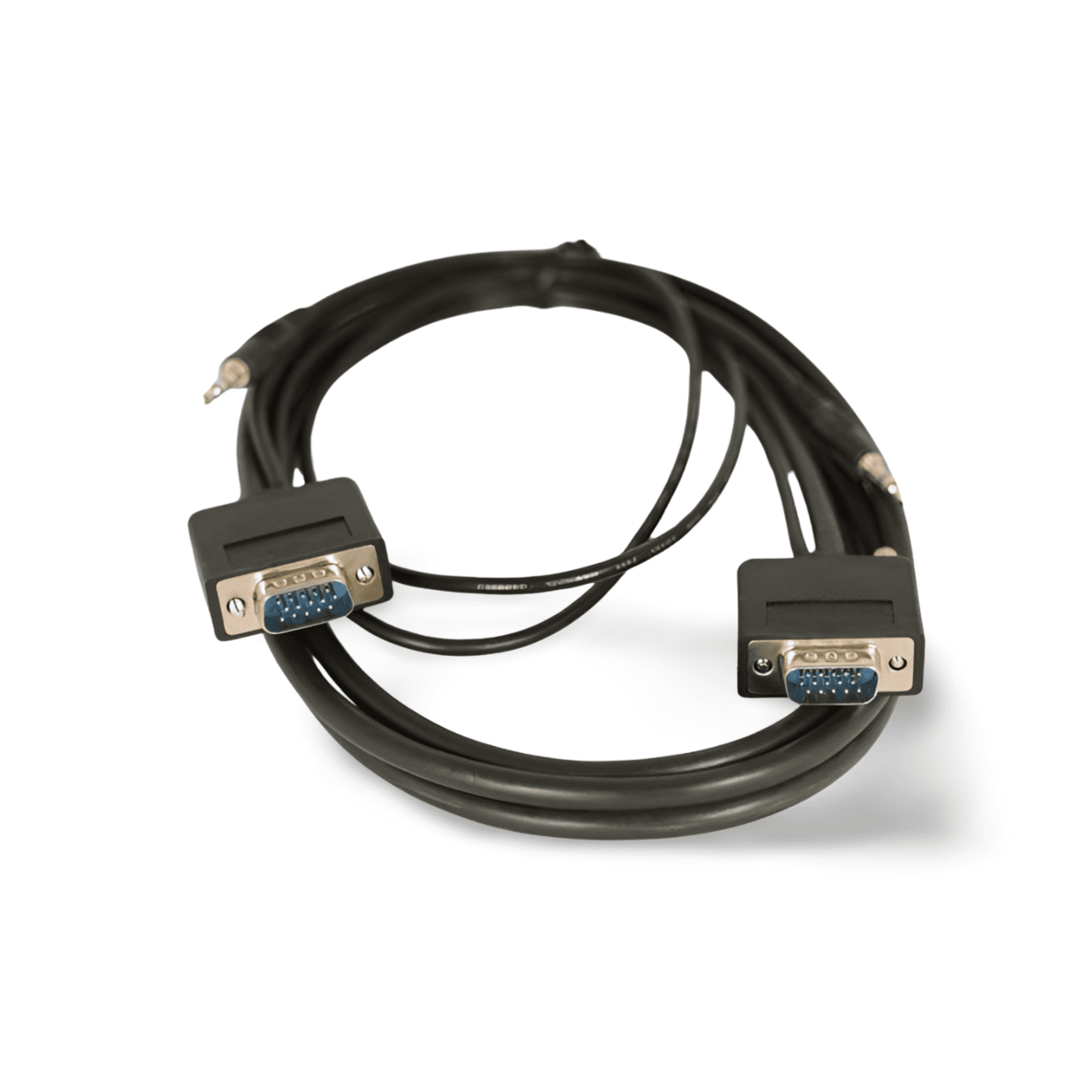 6ft Slim SVGA Plus Audio HD15 Male to Male black
