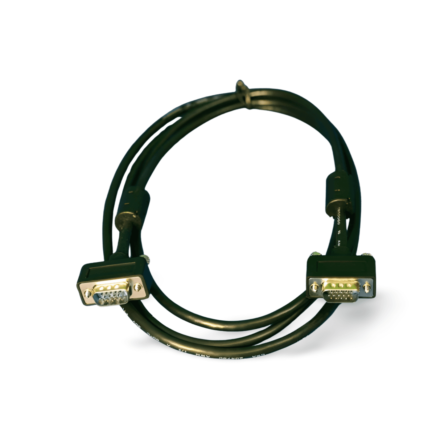 6ft Slim VGA Monitor Cable Male to Male black